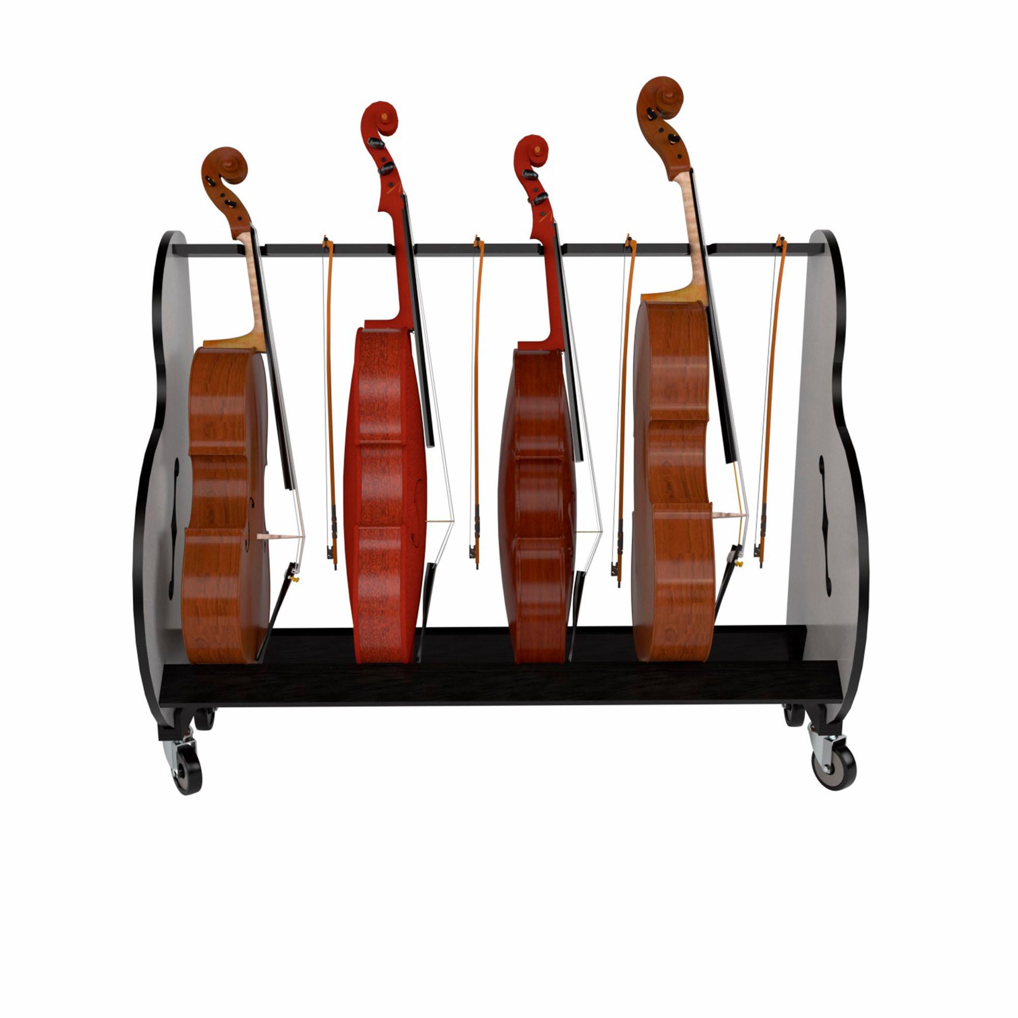 A&S Crafted Products Band Room Cello Rack Instrument Stand