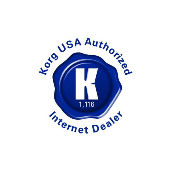 Korg USA Authorized Internet Dealer seal