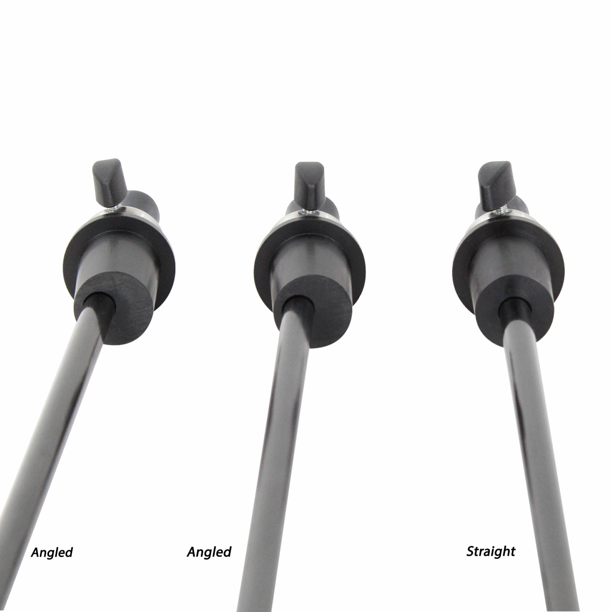 Endpins with angled or straight plug