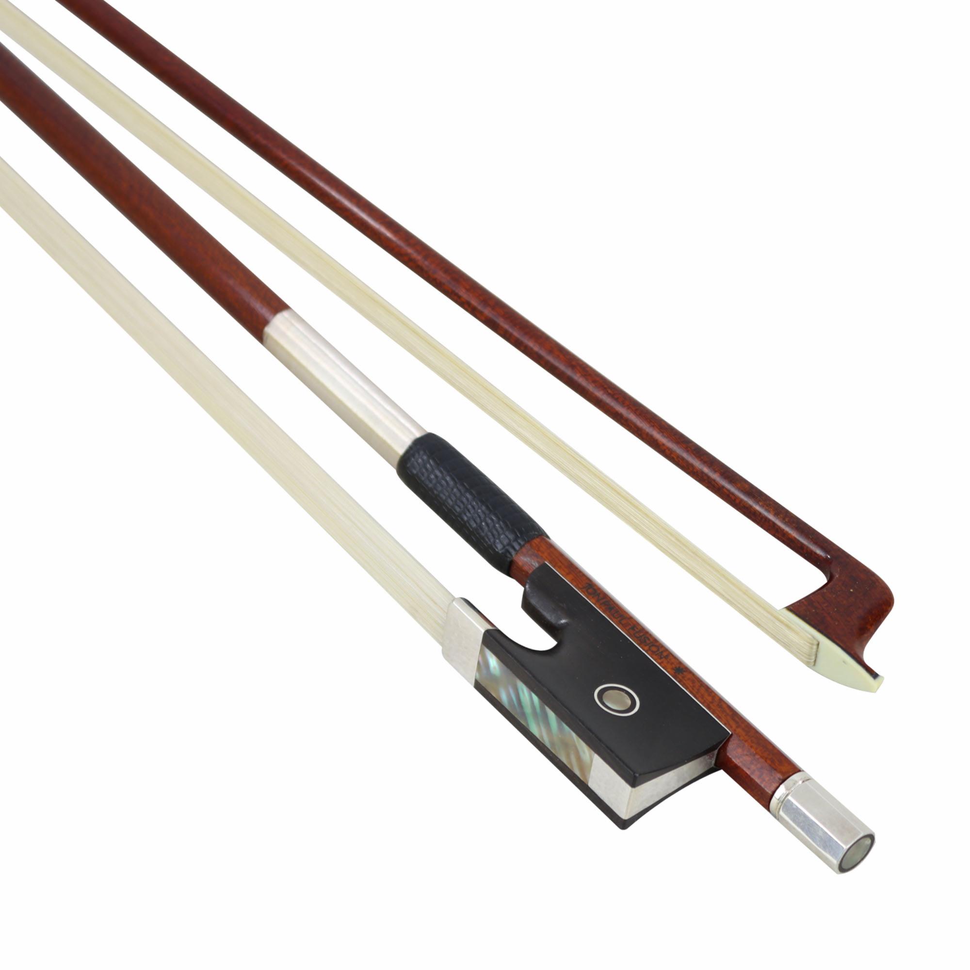 JonPaul Bows Fusion Carbon Fiber/Wood Hybrid Violin Bow w/Silver Winding