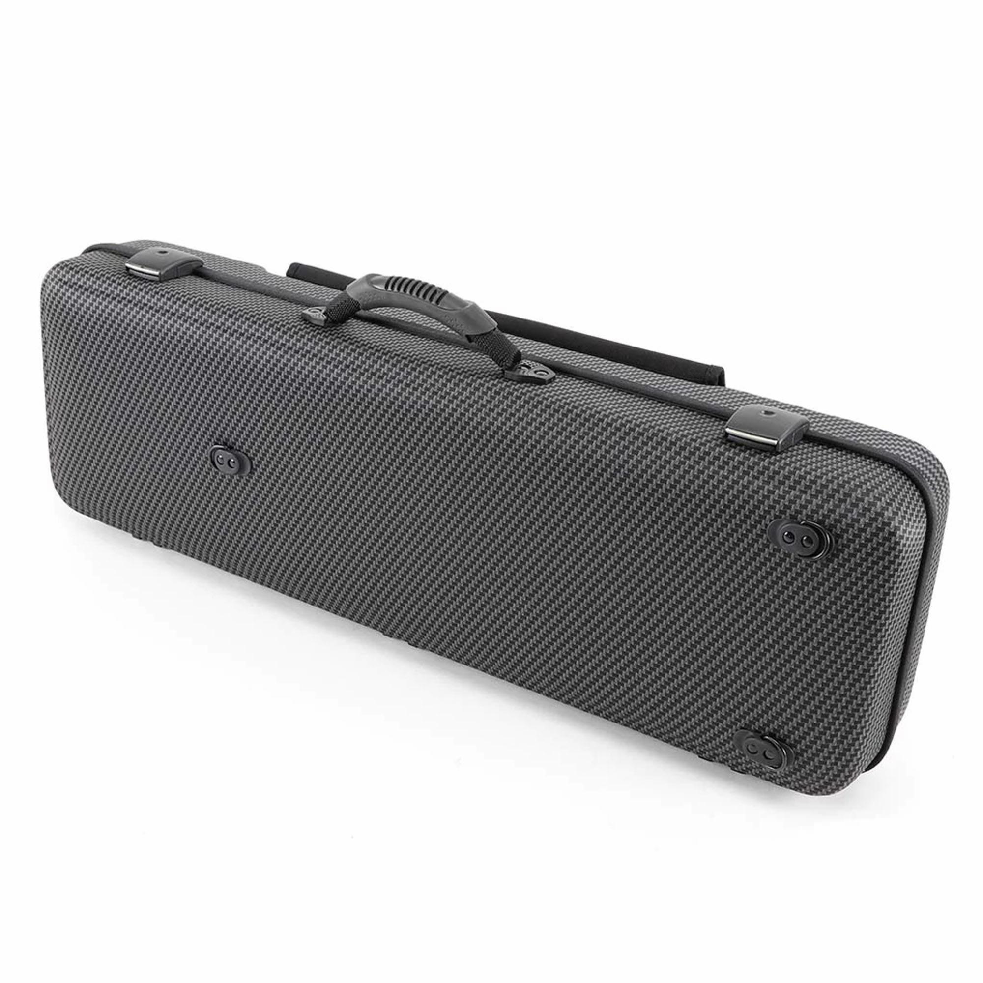 Jakob Winter Greenline Carbon Design Oblong Violin Case w/Detachable Pocket