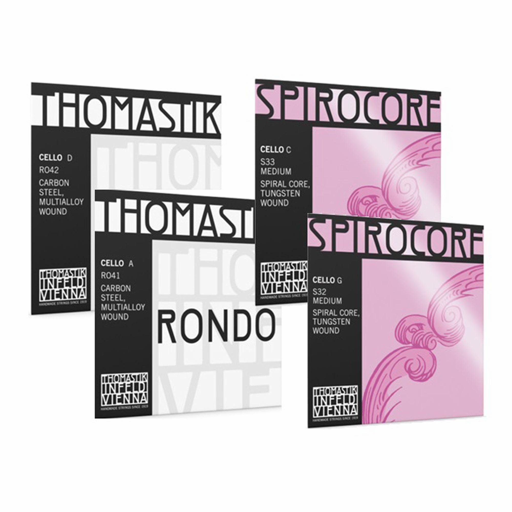 Thomastik Rondo-Spirocore Cello String Set