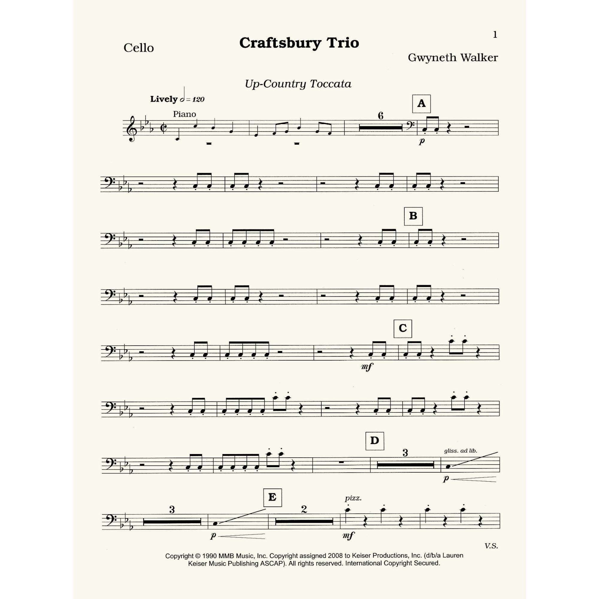 Sample: Cello (Pg. 1)