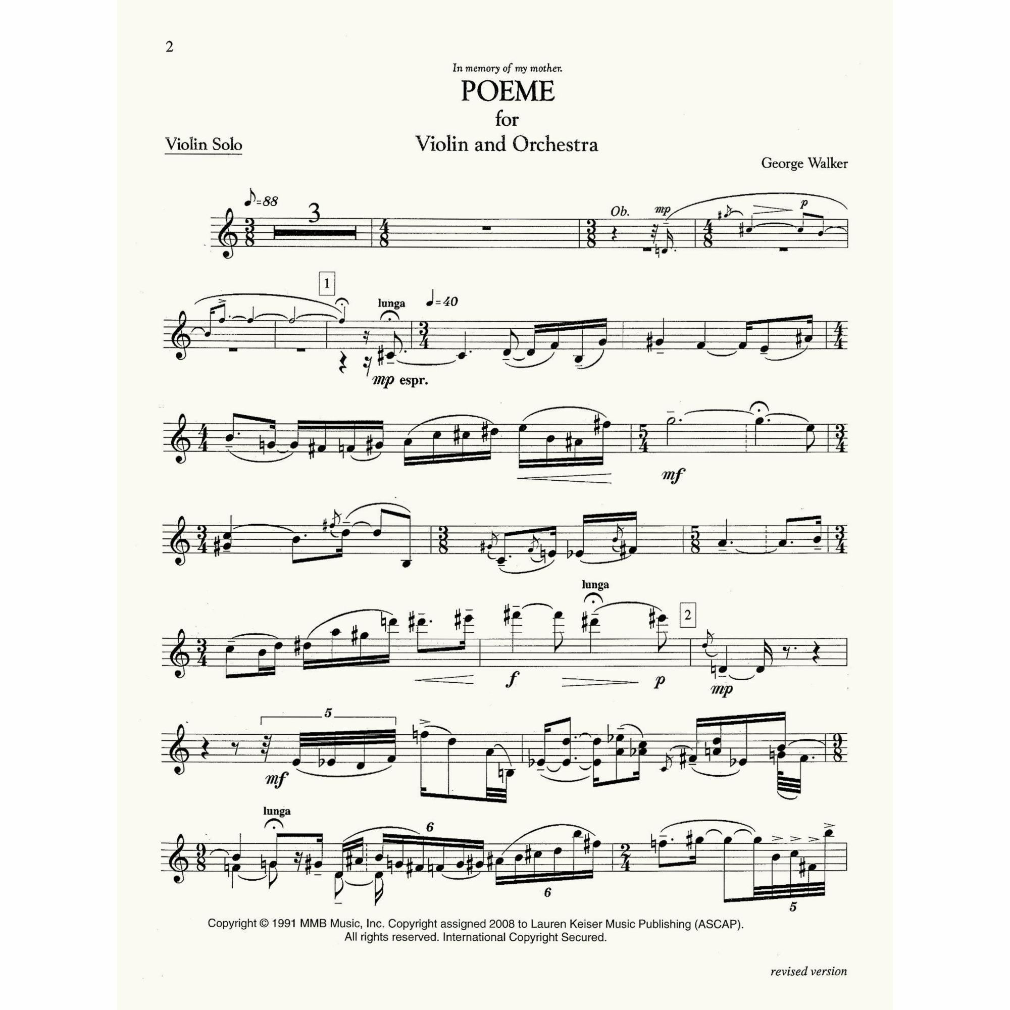 Sample: Violin Part