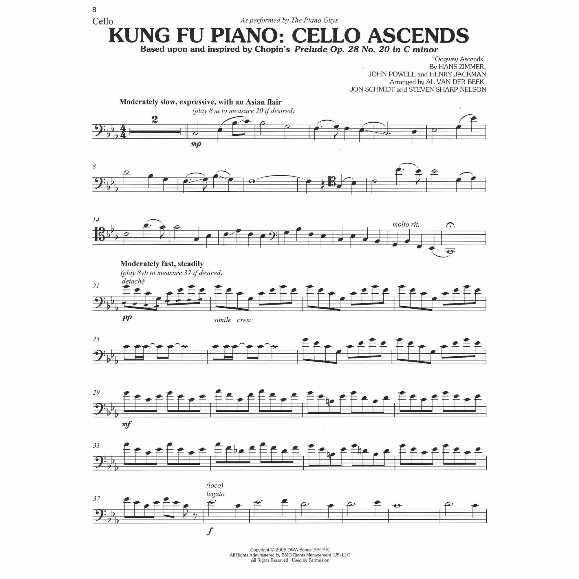 Sample: Cello (Pg. 8)