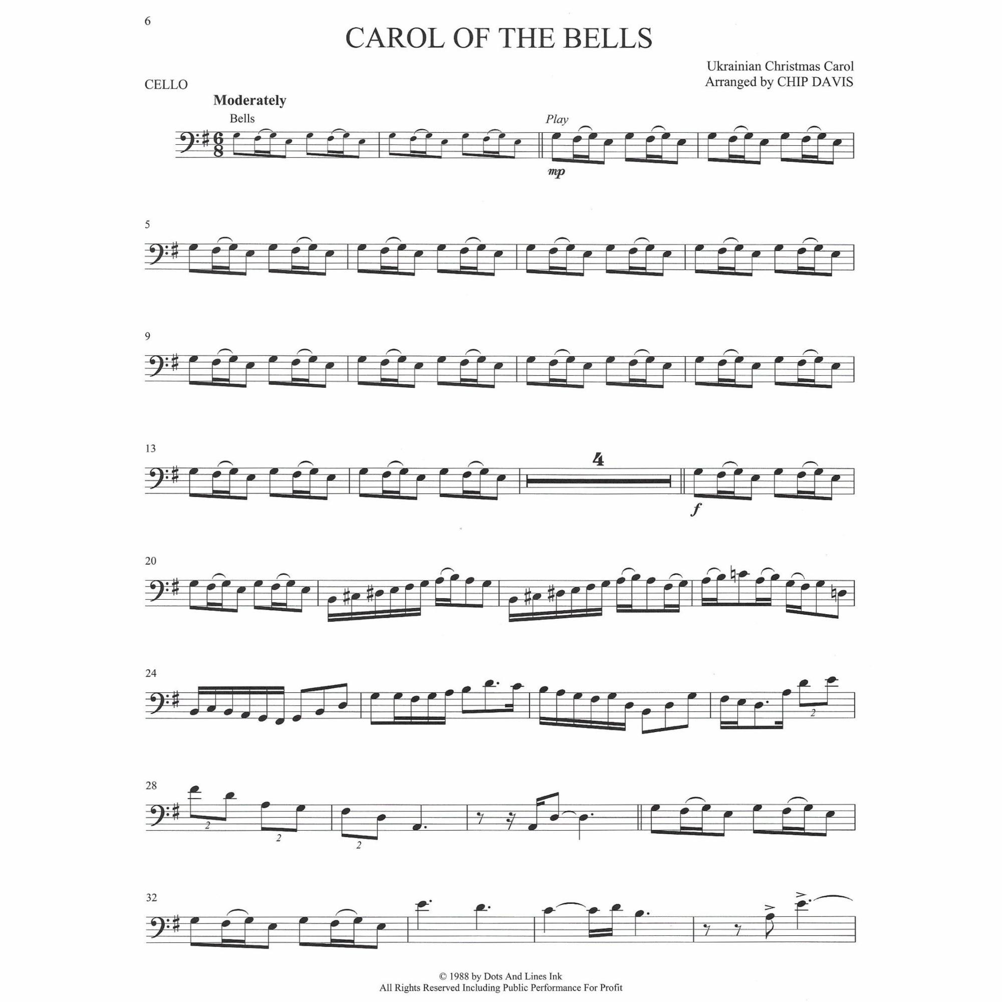 Sample: Cello (Pg. 6)