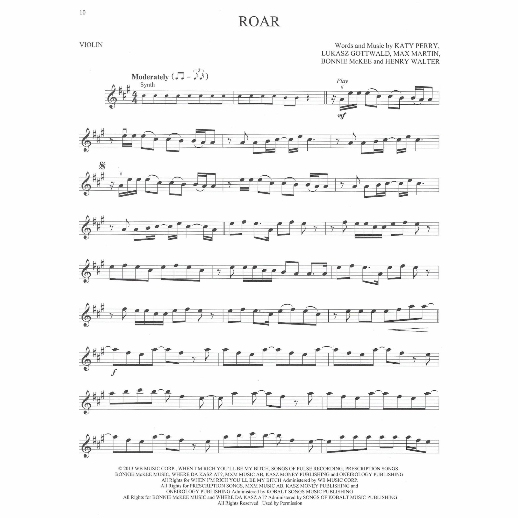 Sample: Violin (Pg. 10)