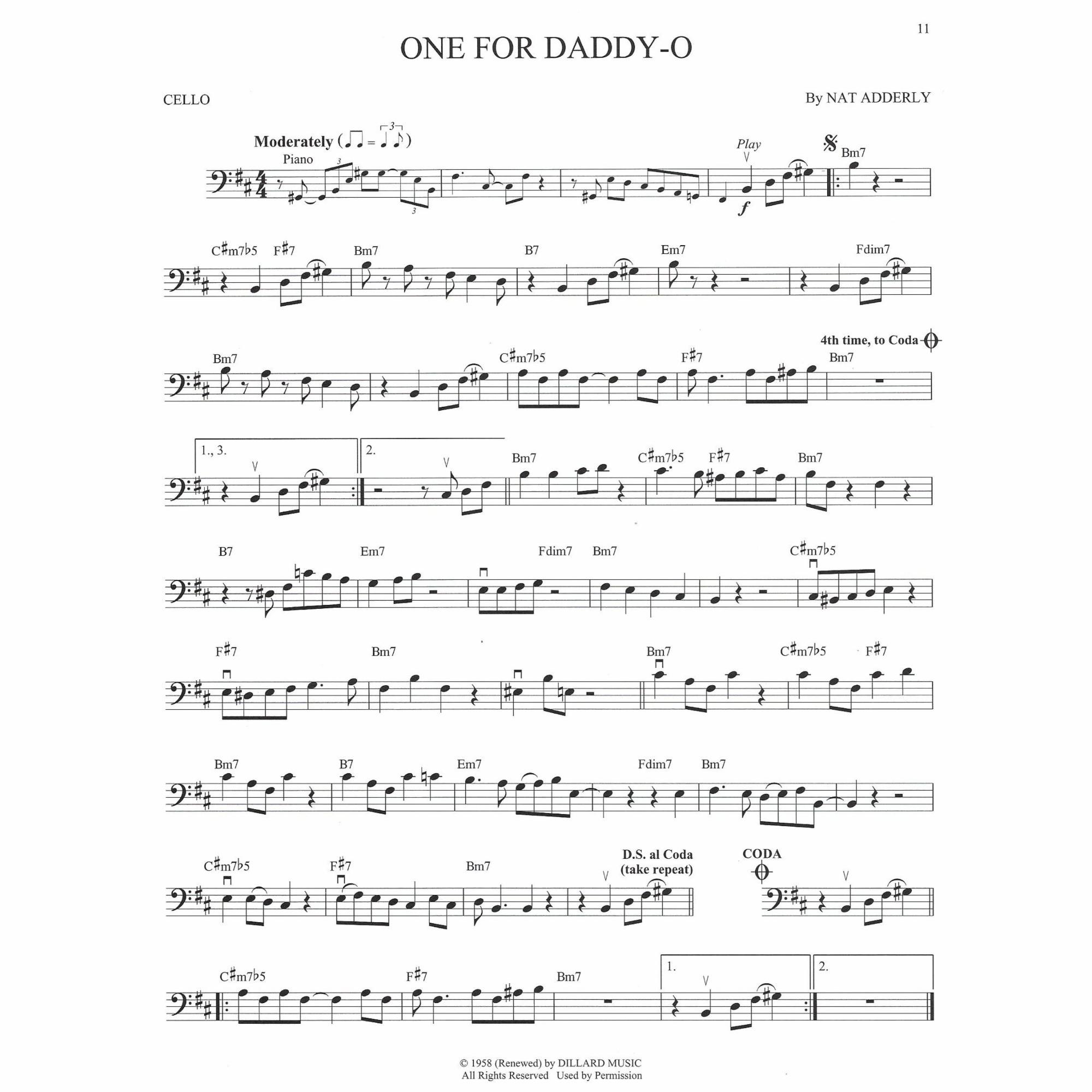 Sample: Cello (Pg. 11)