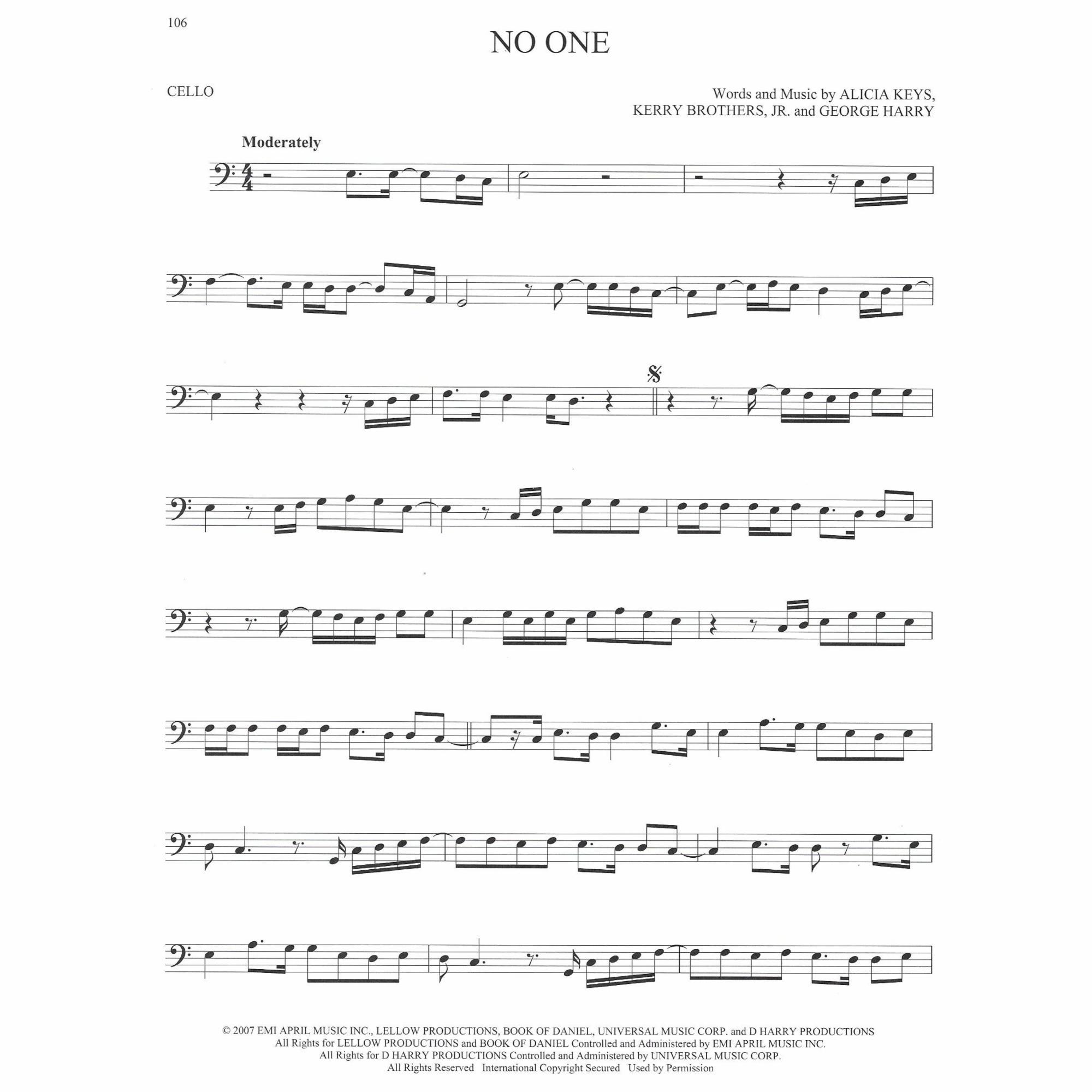 Sample: Cello (Pg. 106)