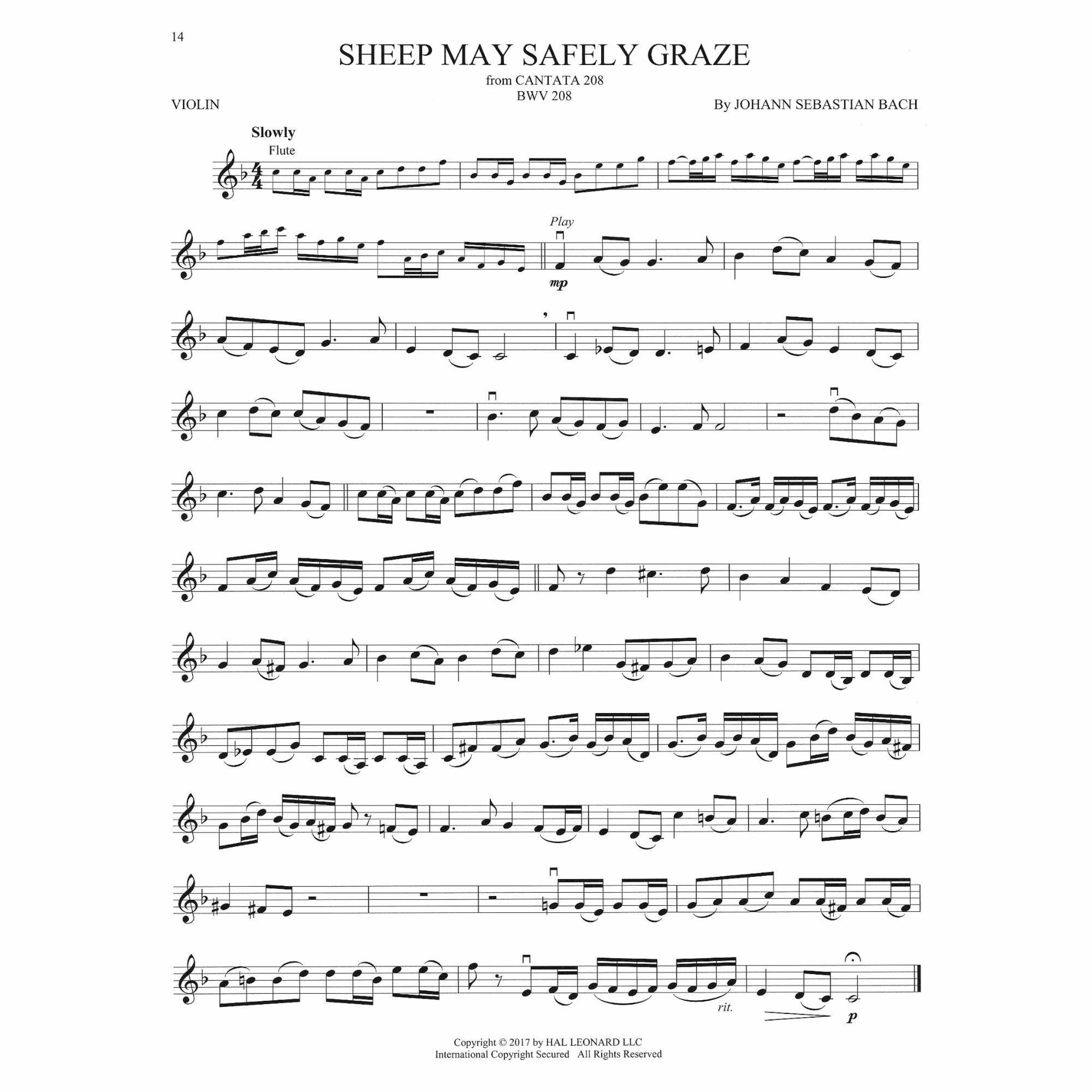 Sample: Violin (Pg. 14)