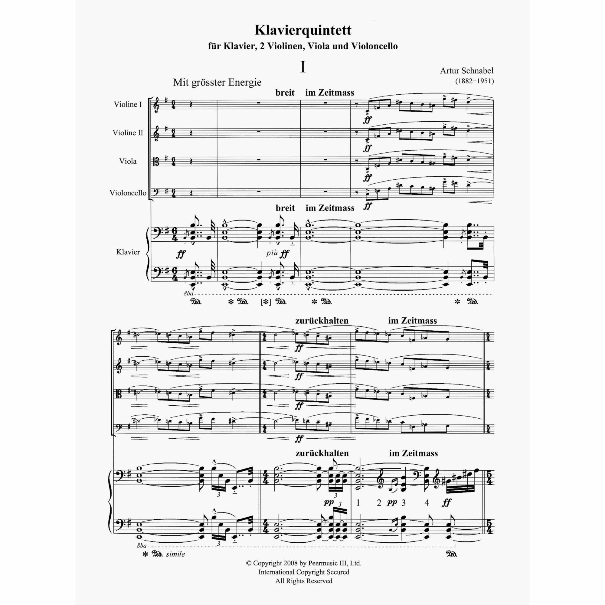 Sample: Score/Piano Part