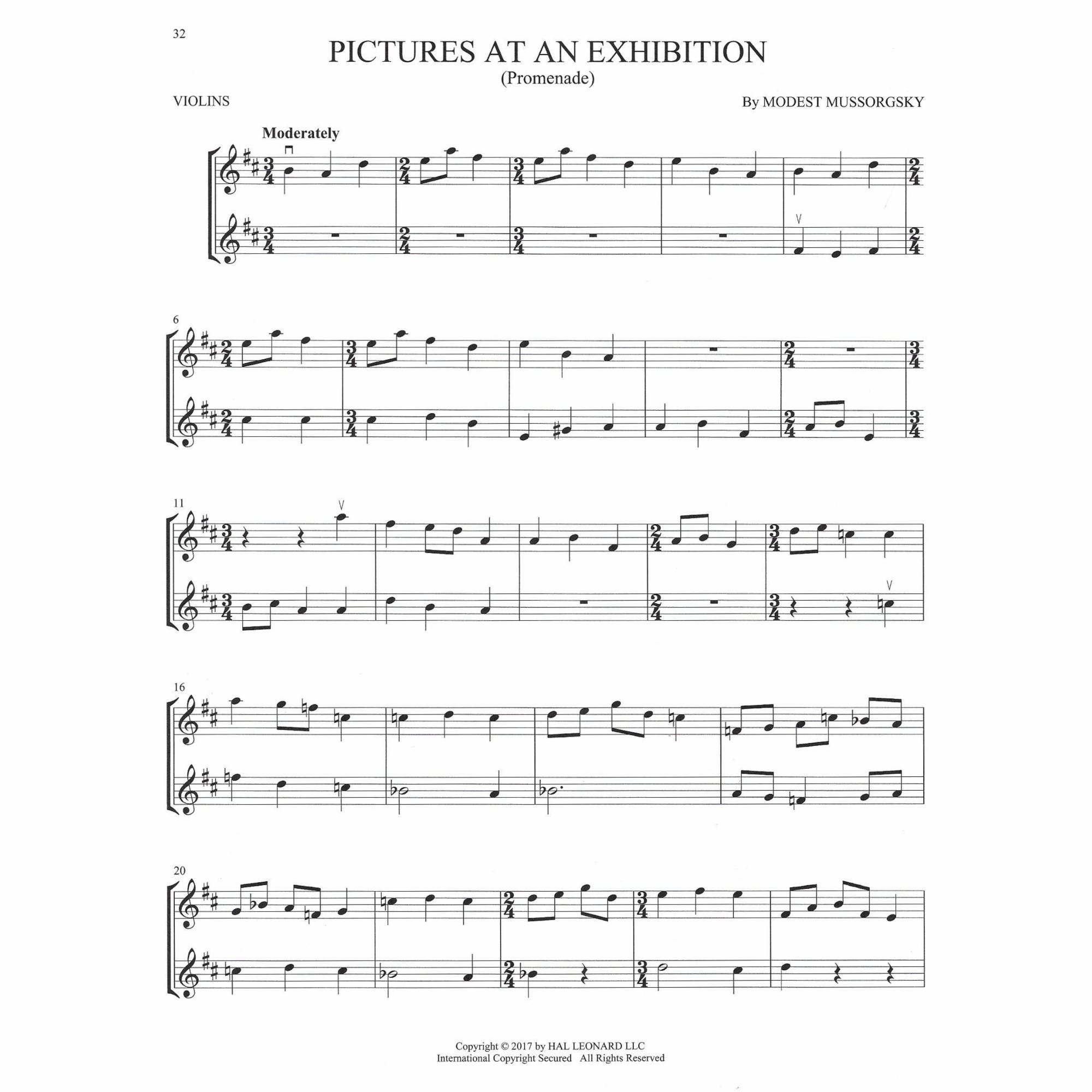 Sample: Two Violins (Pg. 32)