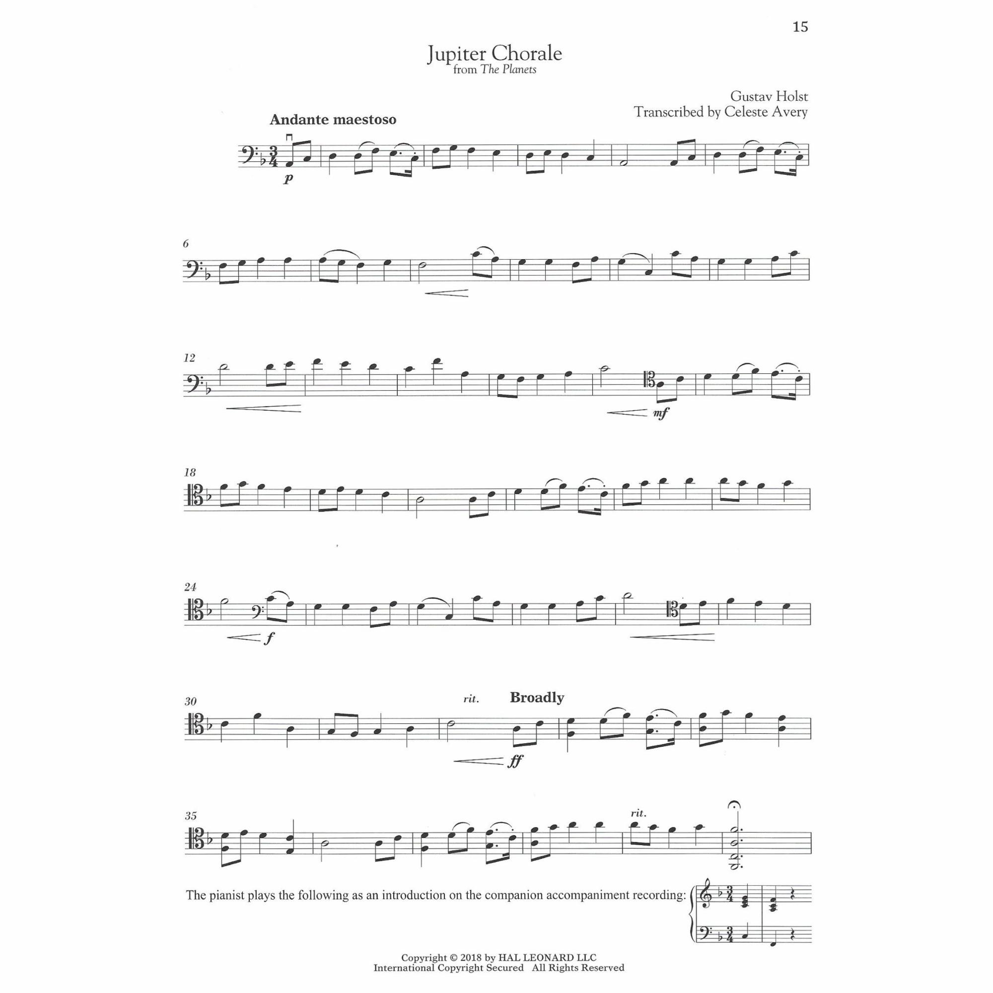 Sample: Cello (Pg. 15)