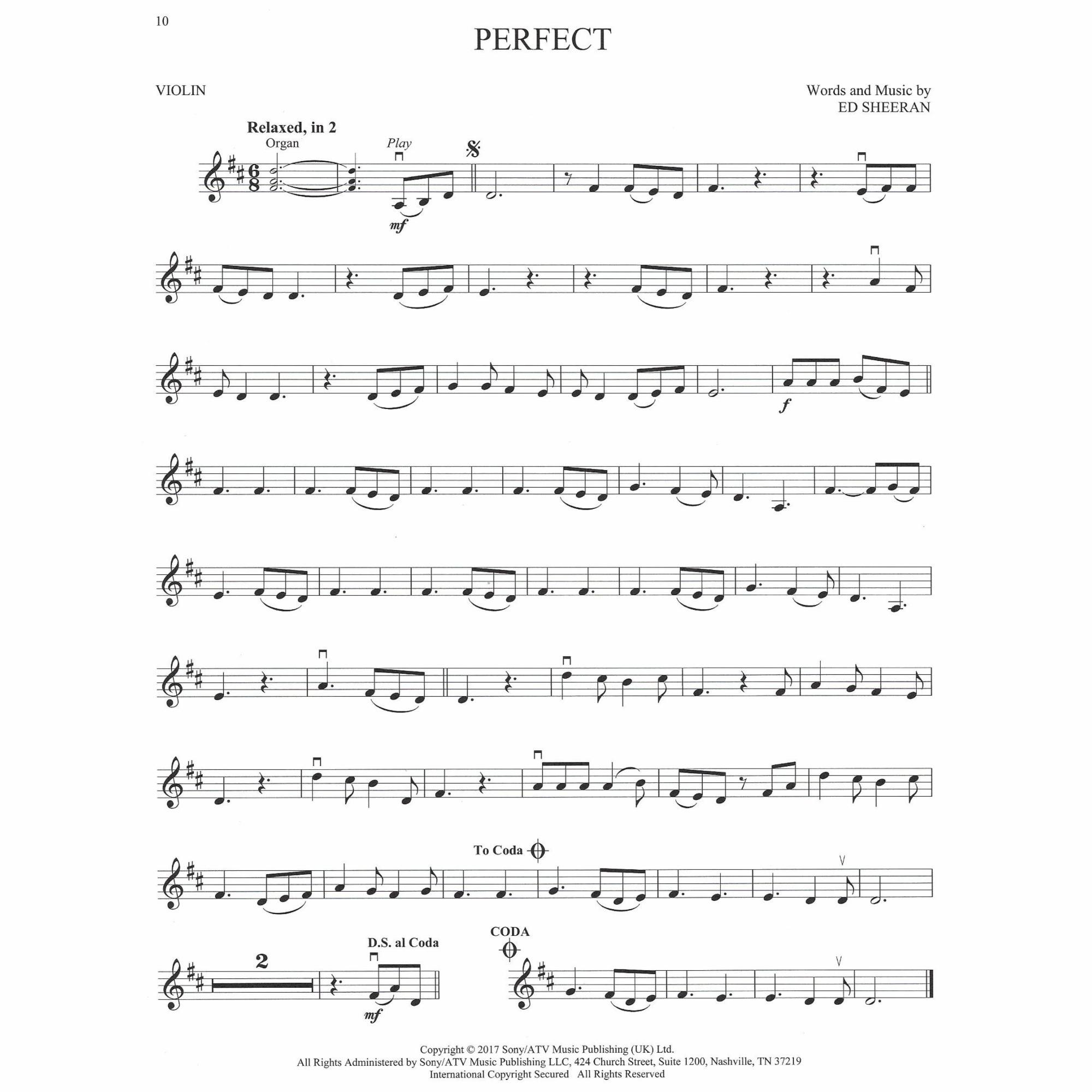 Sample: Violin (Pg. 10)