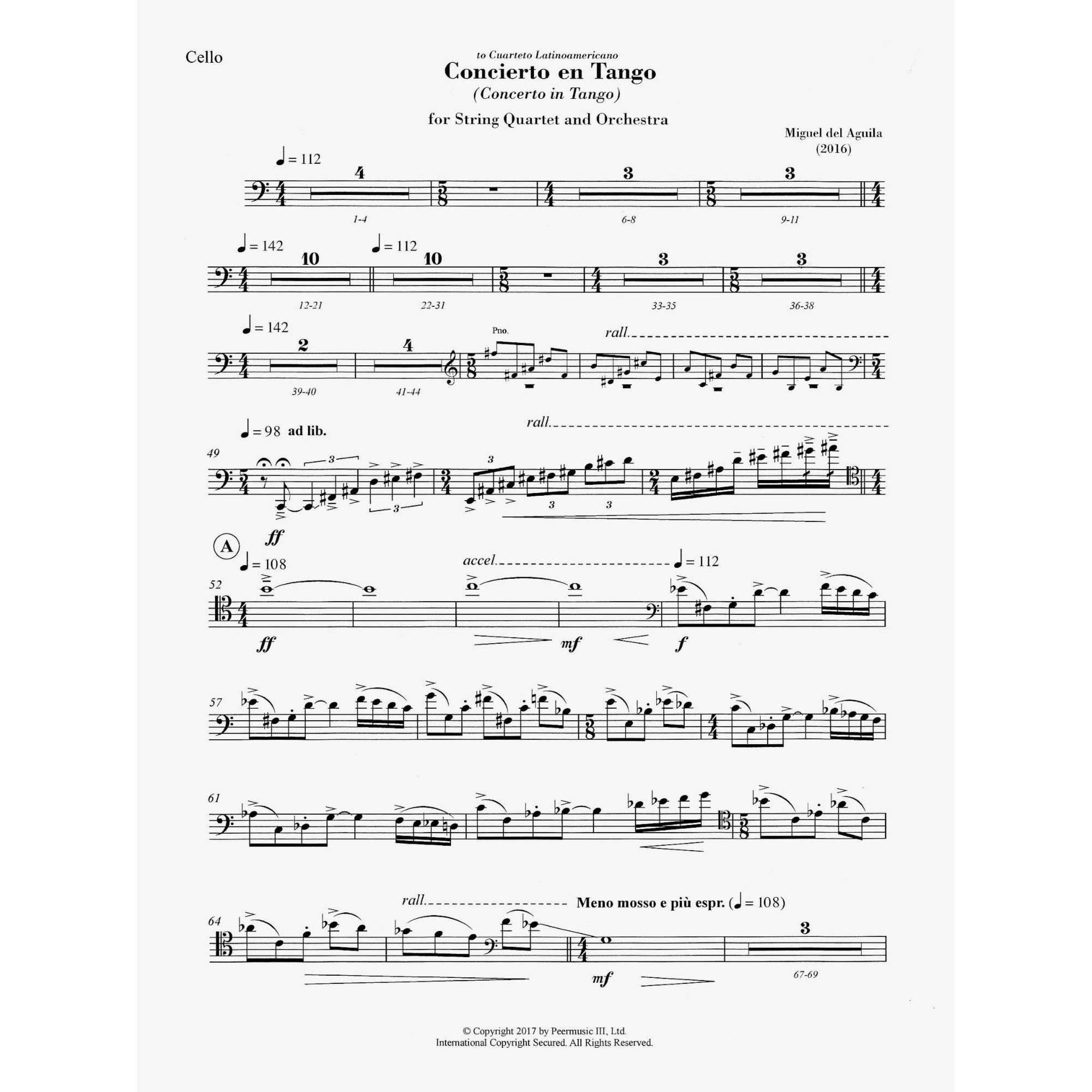 Sample: Cello (Pg. 1)