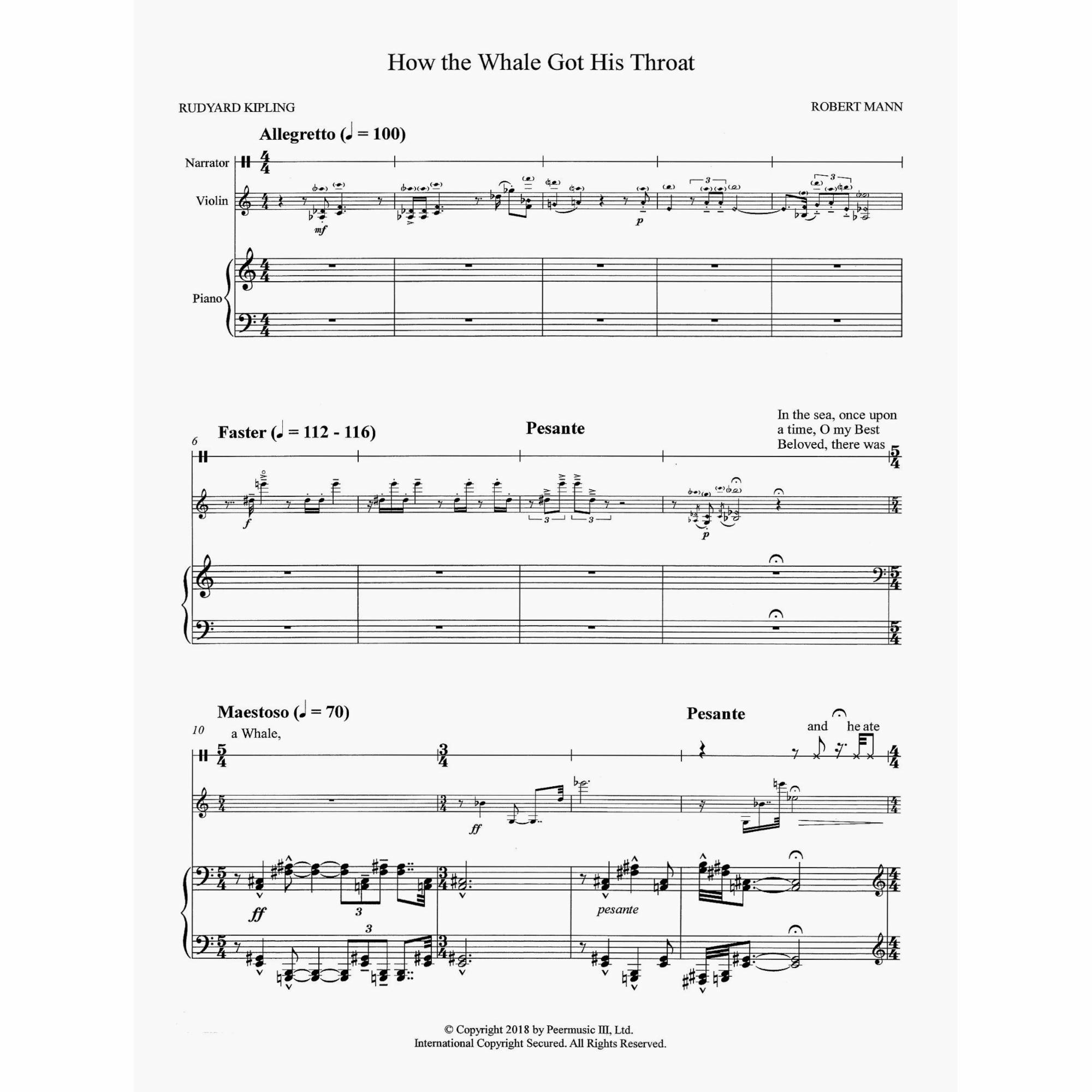 Sample: Piano Score