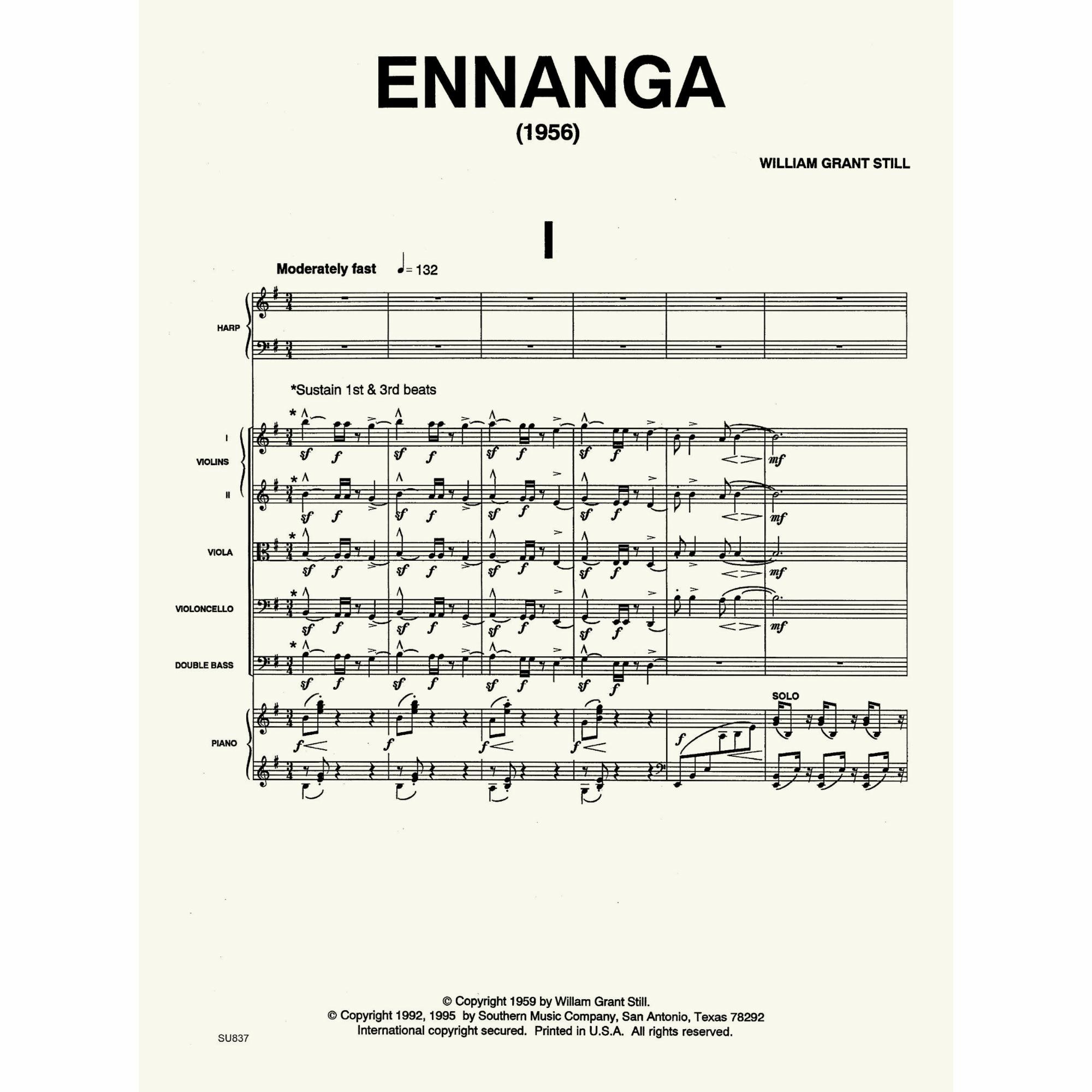 Sample: Score (Pg. 1)