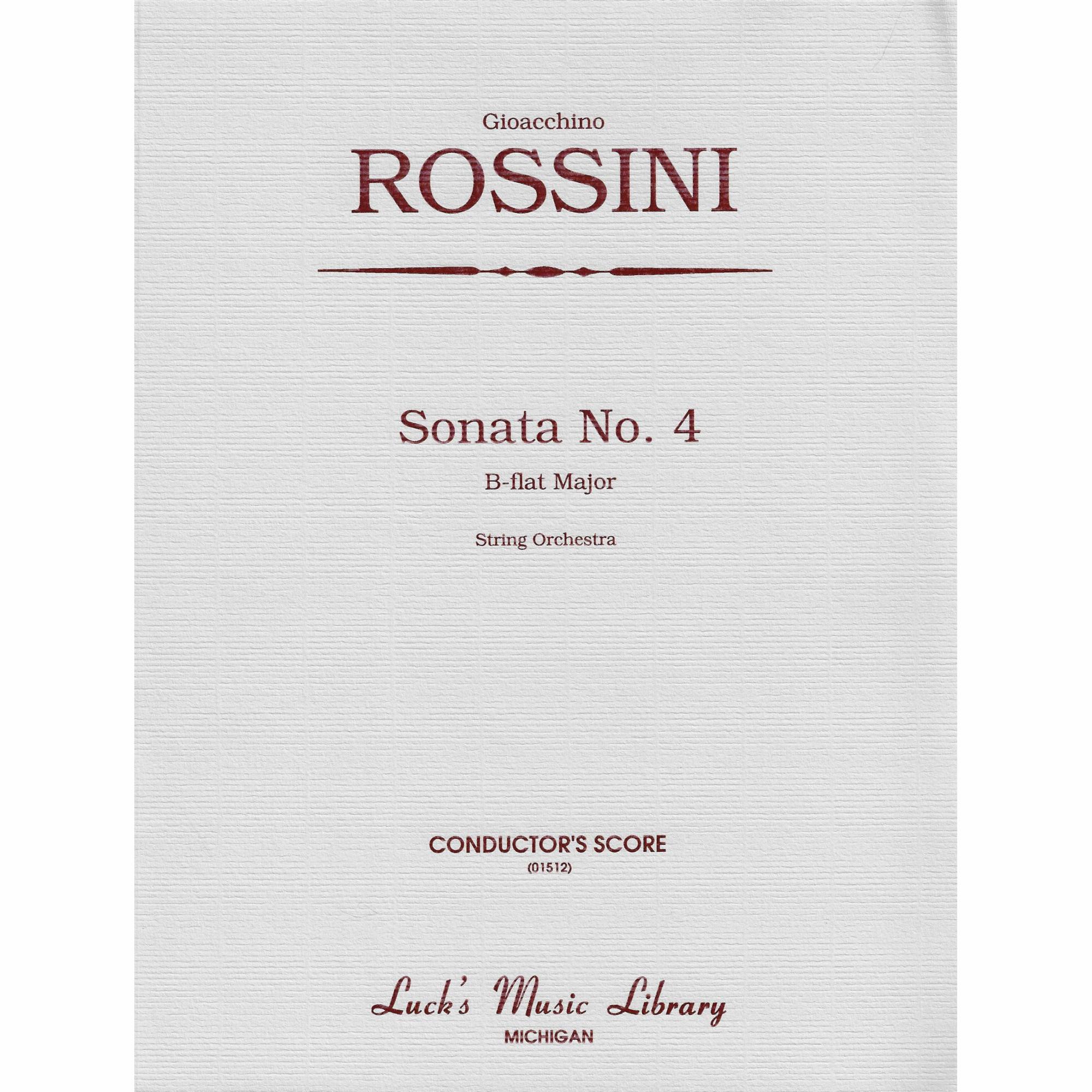 Rossini -- Sonata No. 4 in B-flat Major for String Orchestra