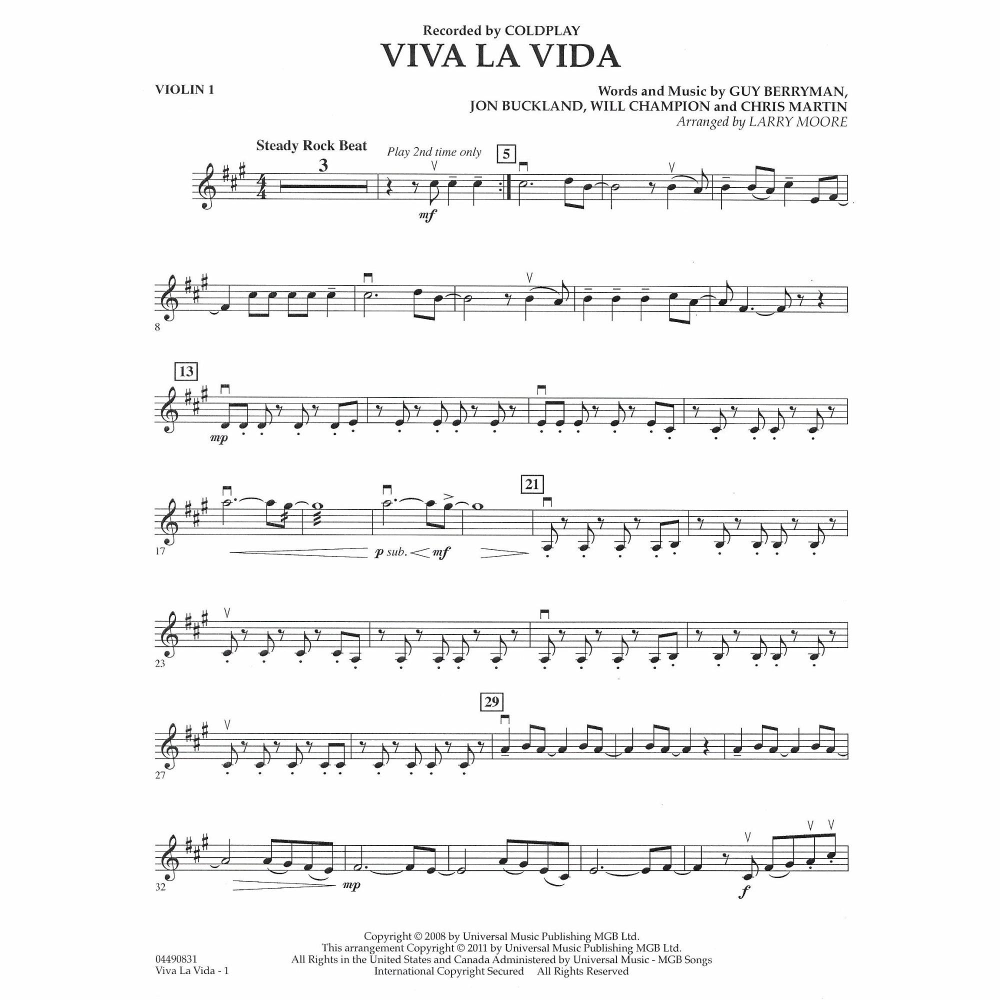 Sample: Violin I