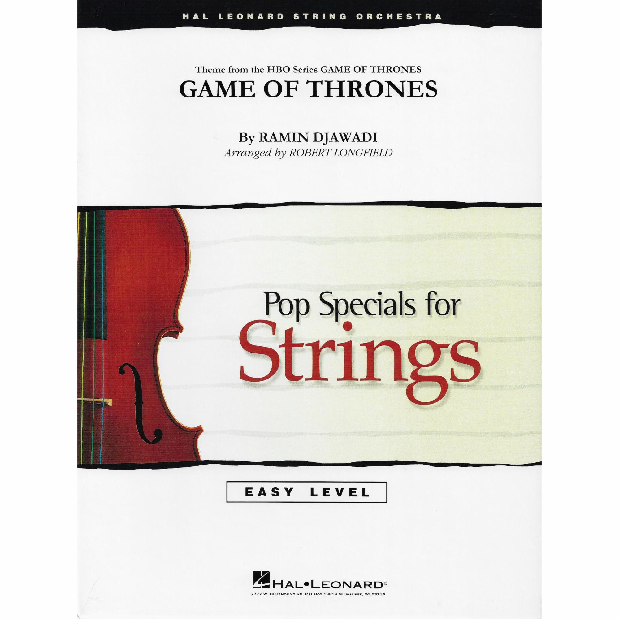 Theme from Game of Thrones for String Orchestra