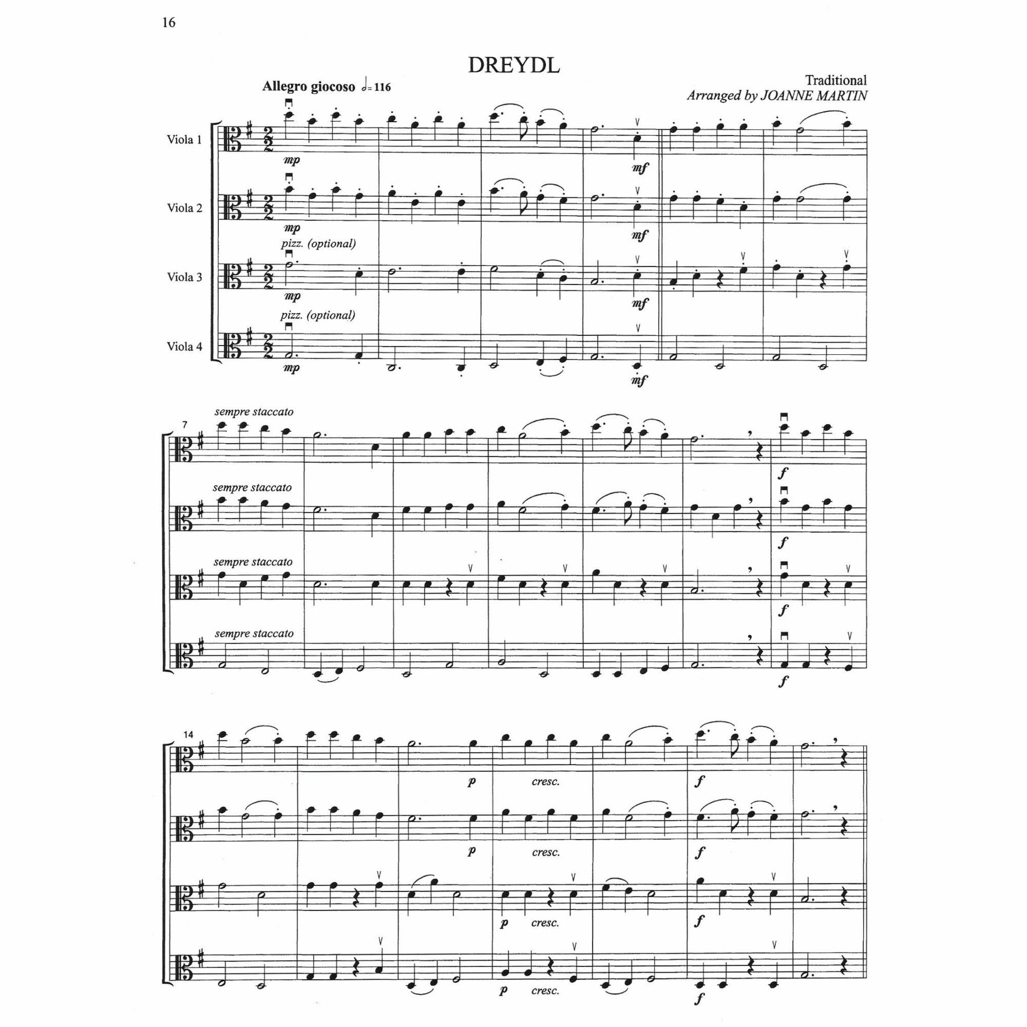 Sample: Four Violas