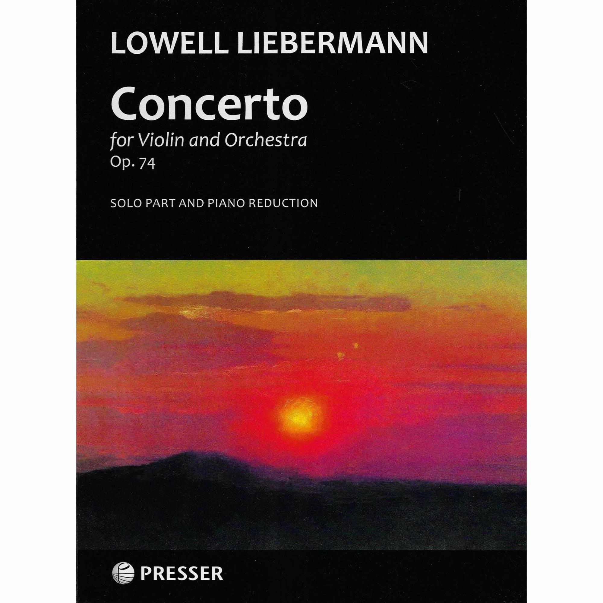 Liebermann -- Concerto, Op. 47 for Violin and Piano