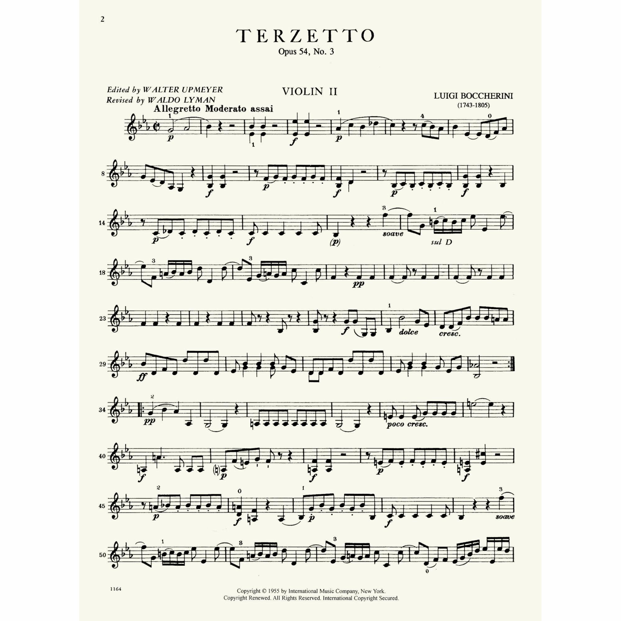 Sample: Violin II (Pg. 2)