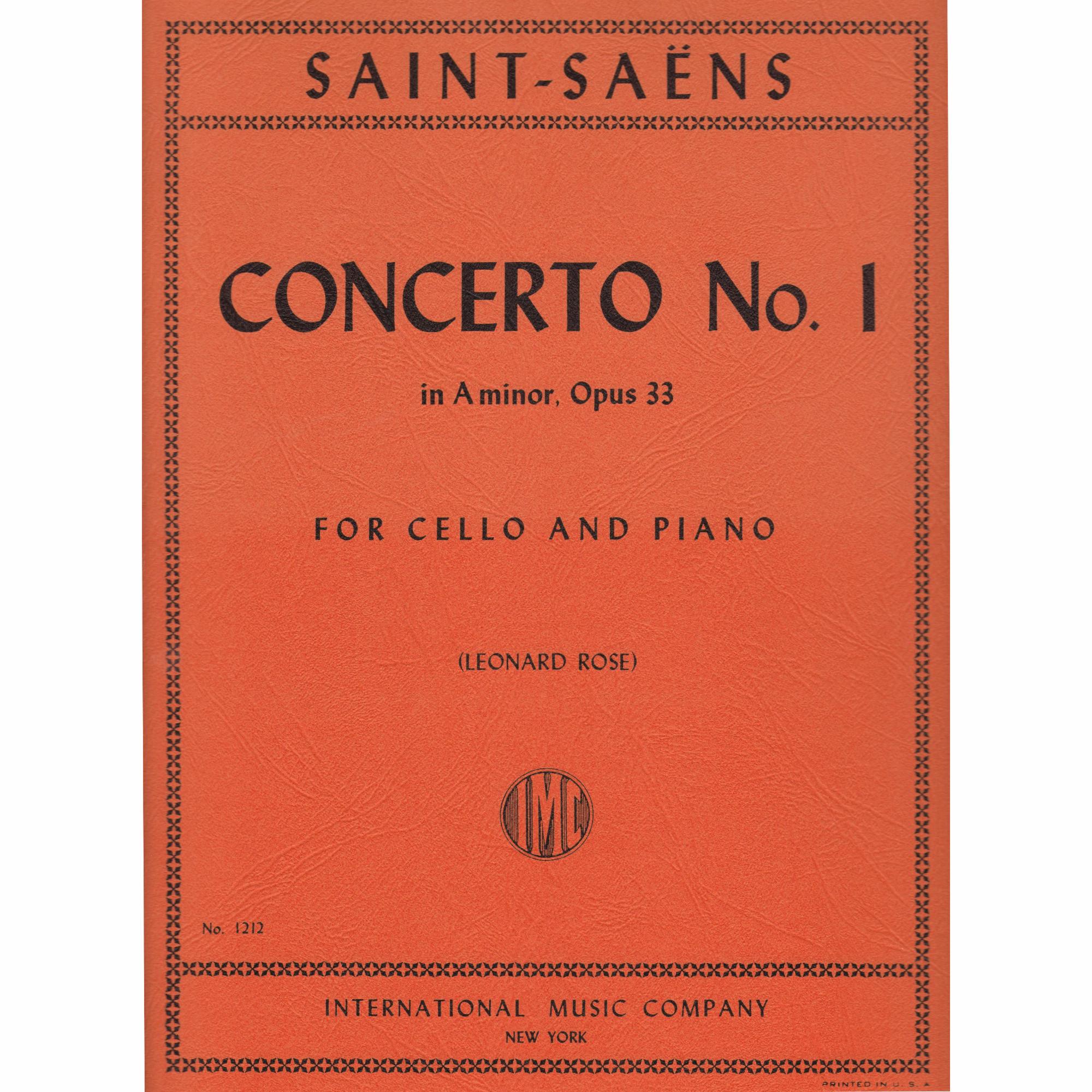 Cello Concerto No. 1 in A Minor, Op. 33