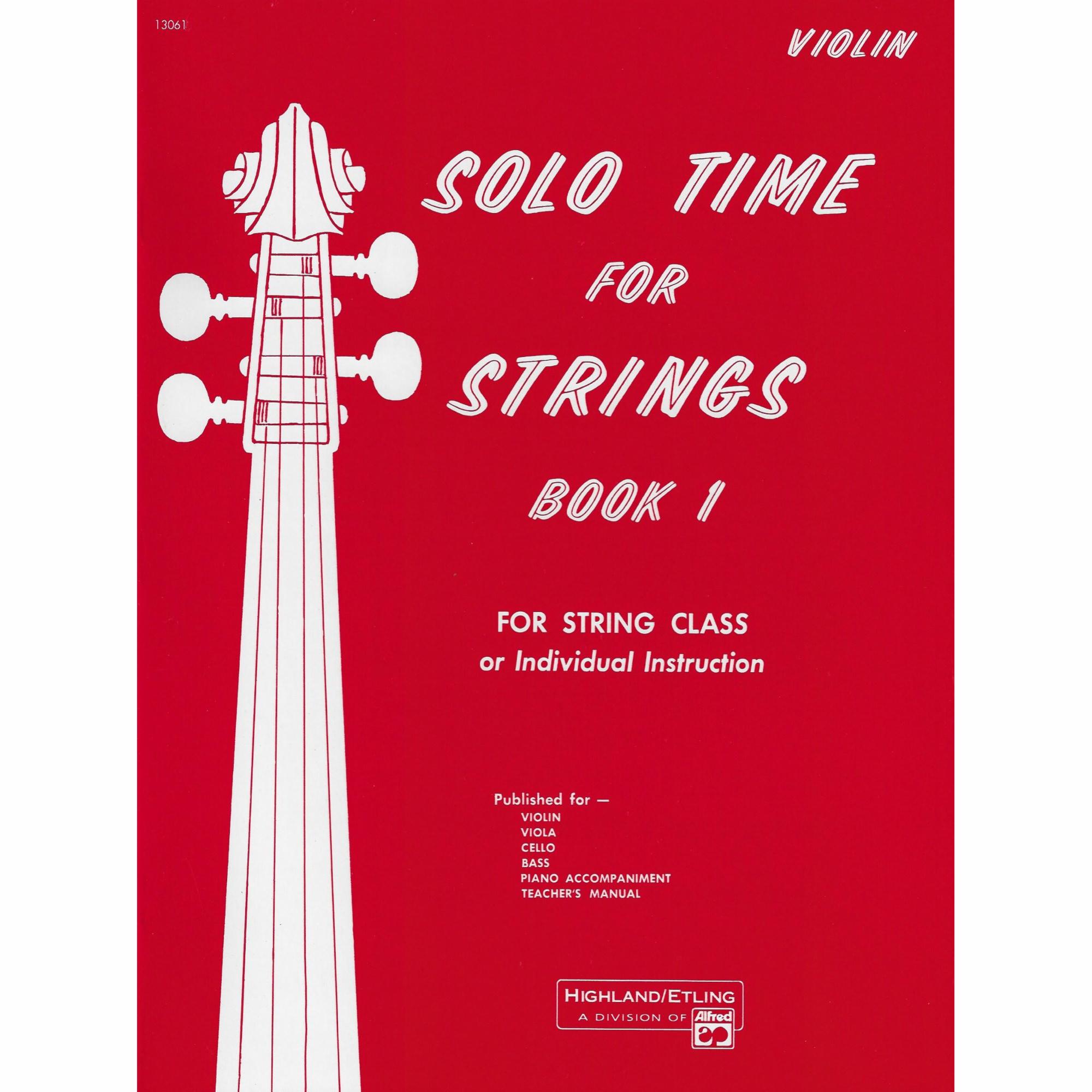 Solo Time for Strings, Book 1