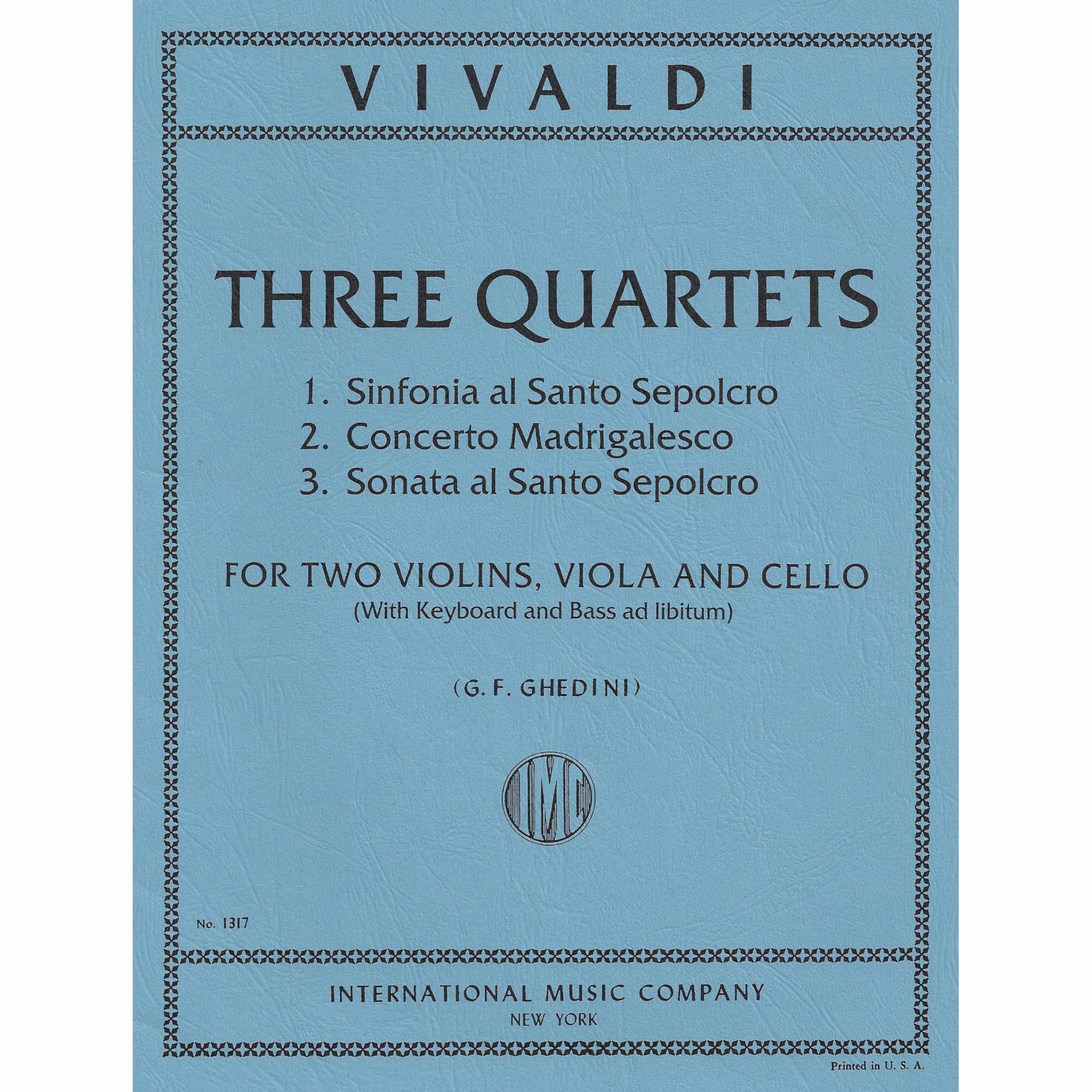 Vivaldi -- Three String Quartets