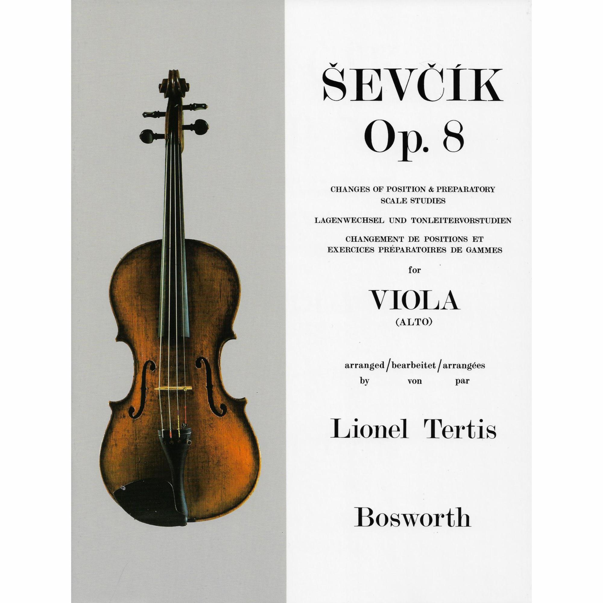 Sevcik -- Changes of Position & Preparatory Scale Studies, Op. 8 for Viola