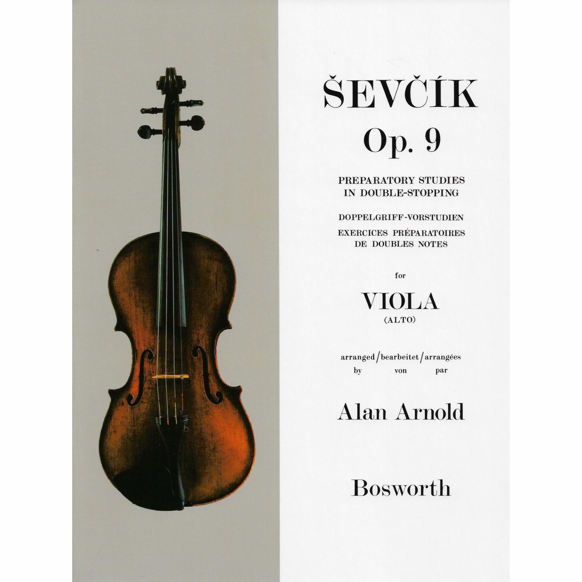 Sevcik -- Preparatory Studies in Double-Stopping, Op. 9 for Viola