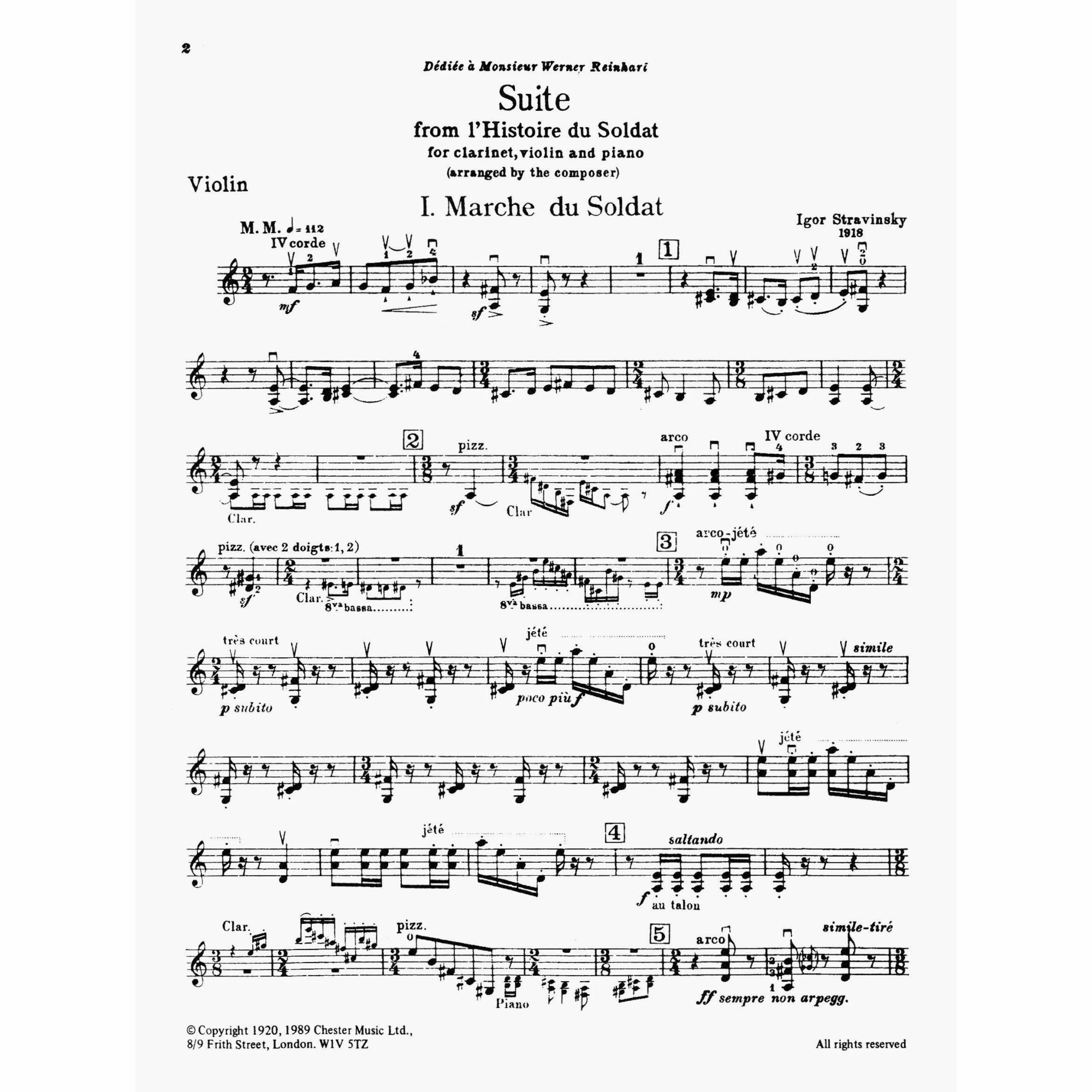 Sample: Violin Part