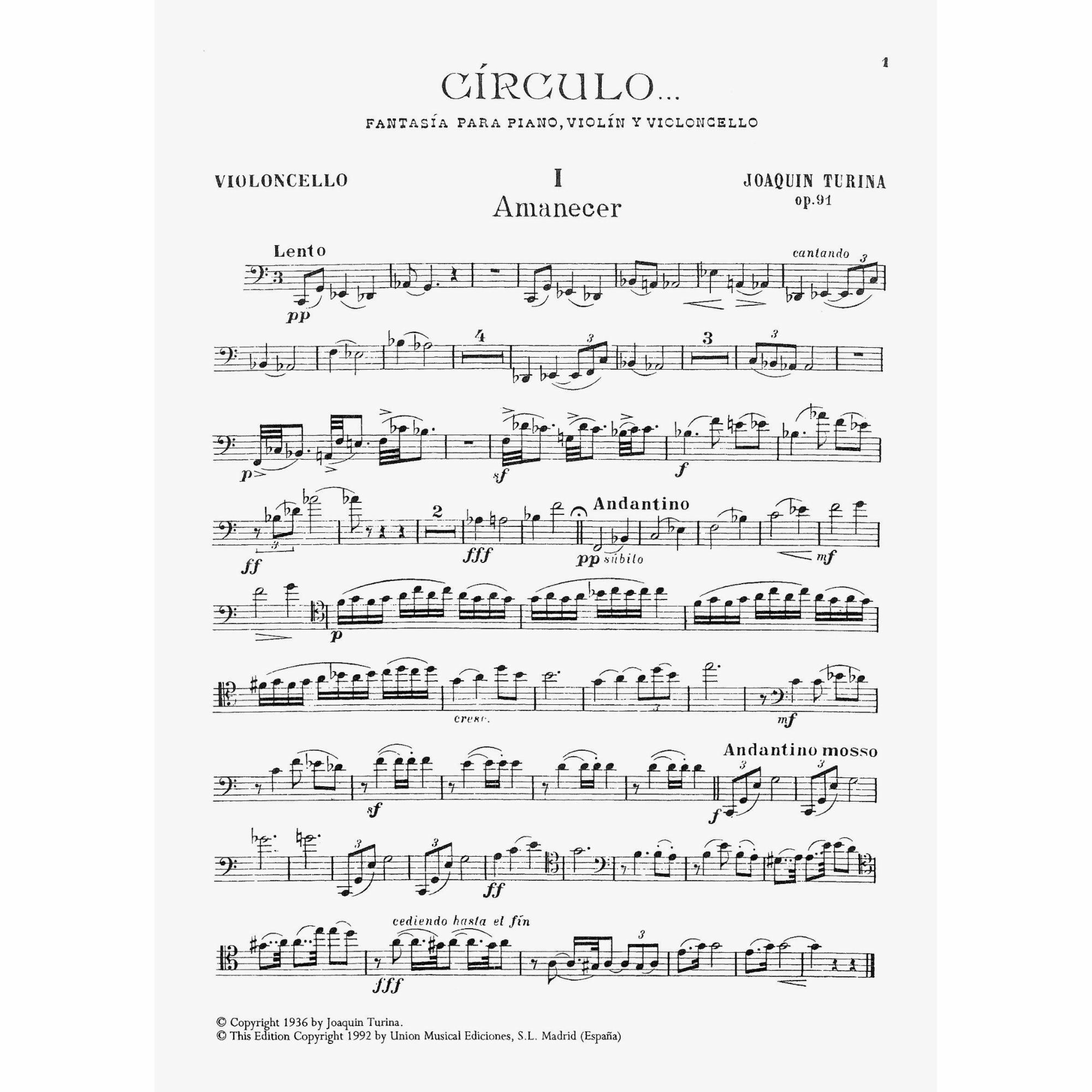 Sample: Cello (Pg. 1)