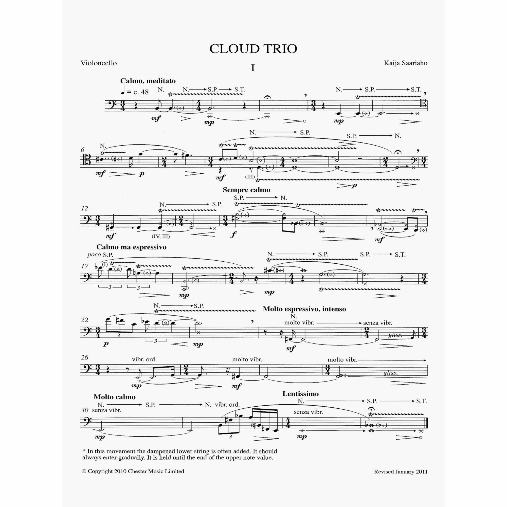 Sample: Cello (Pg. 1)