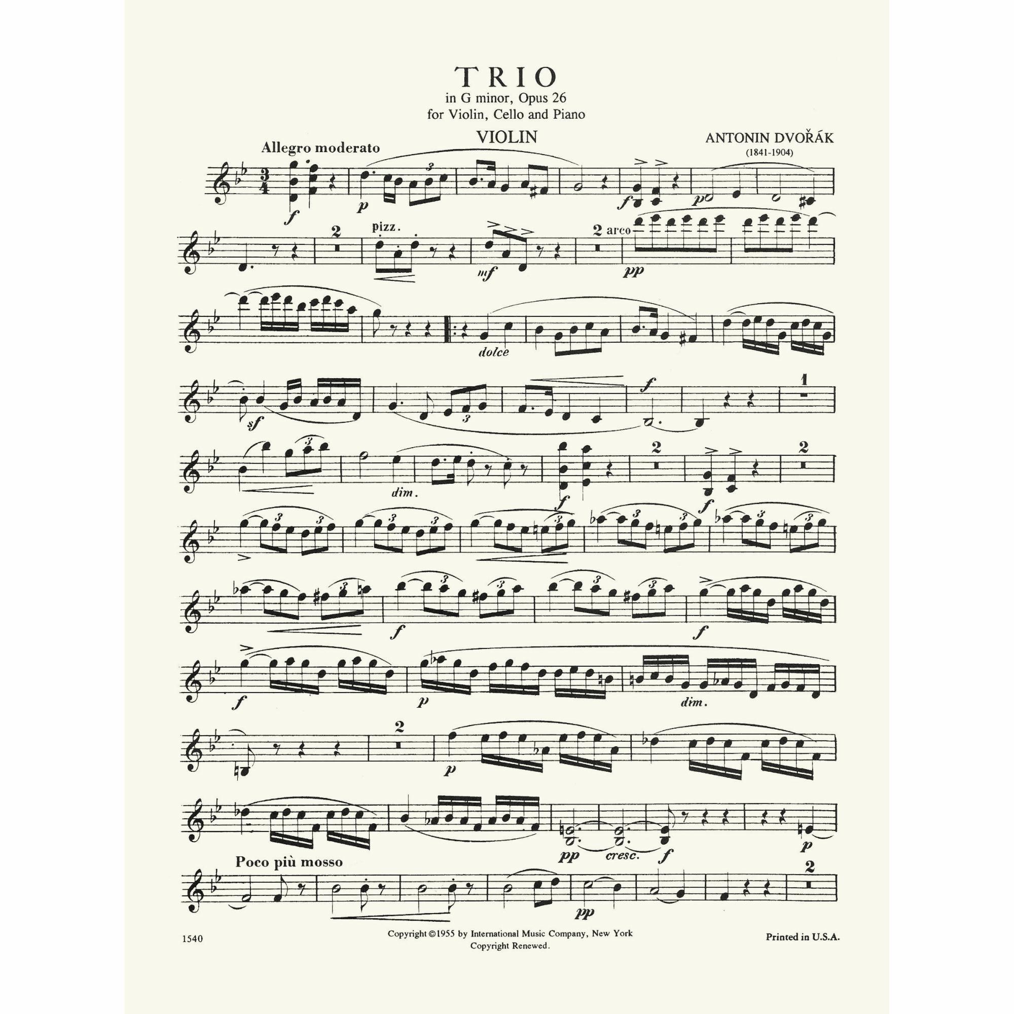 Sample: Violin (Pg. 1)