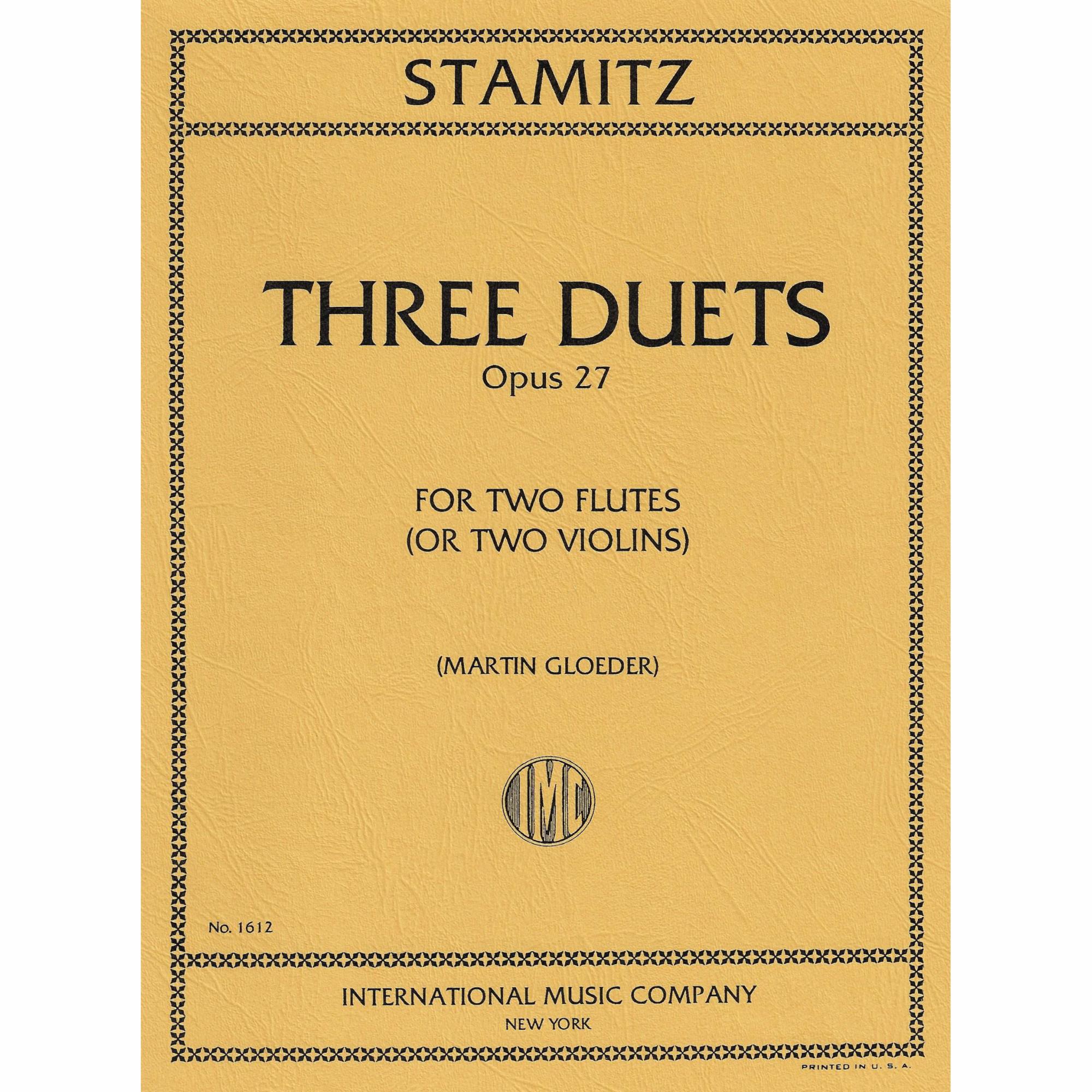 Stamitz -- Three Duets, Op. 27 for Two Violins