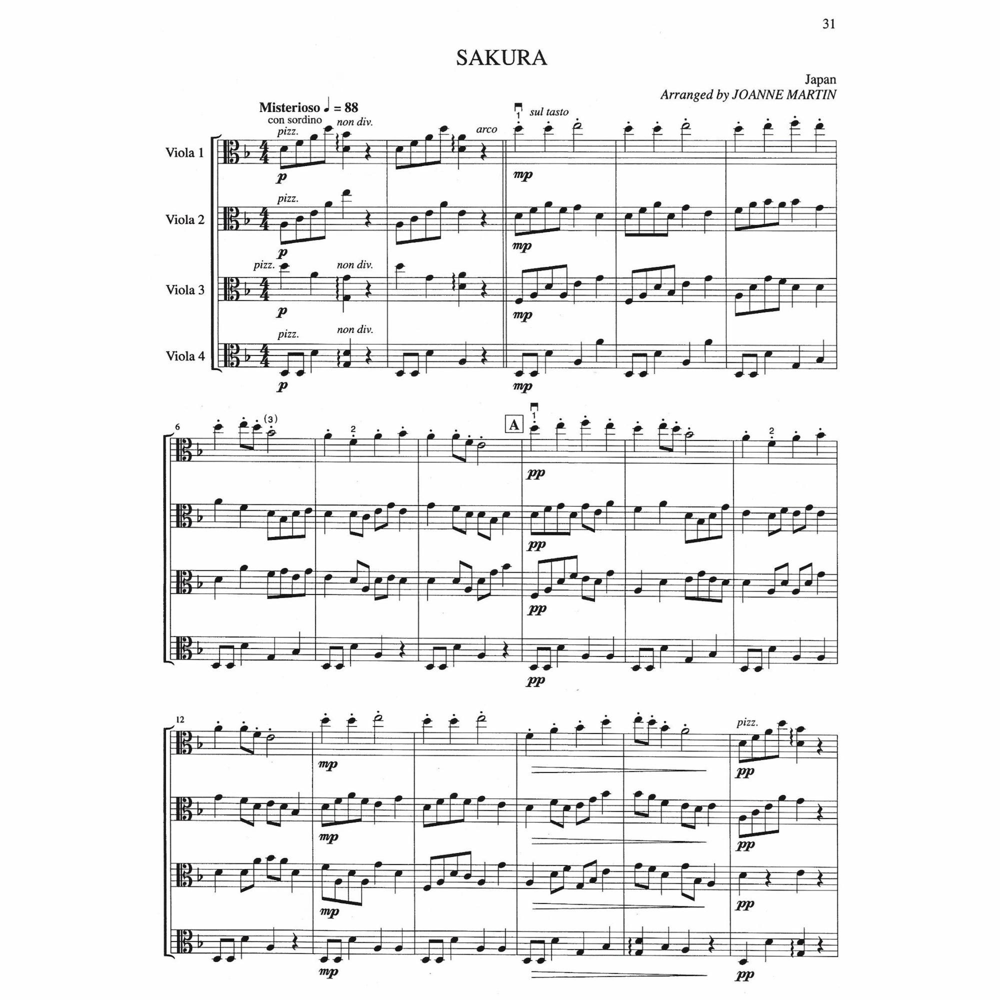 Sample: Viola Ensemble (Pg. 31)