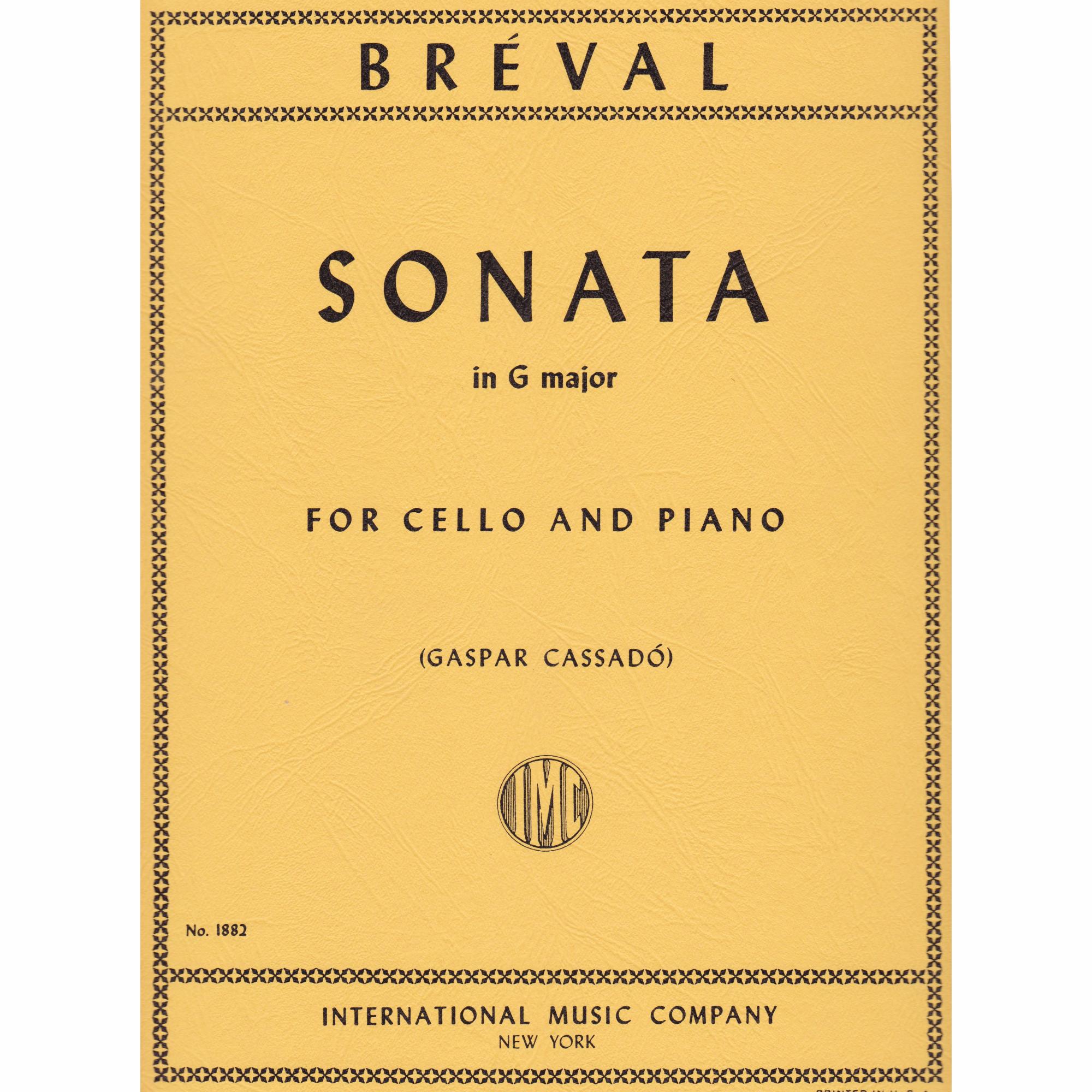 Cello Sonata in G Major