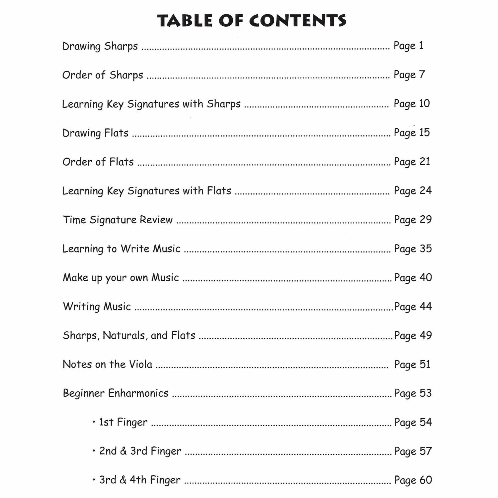 Book 3, Contents