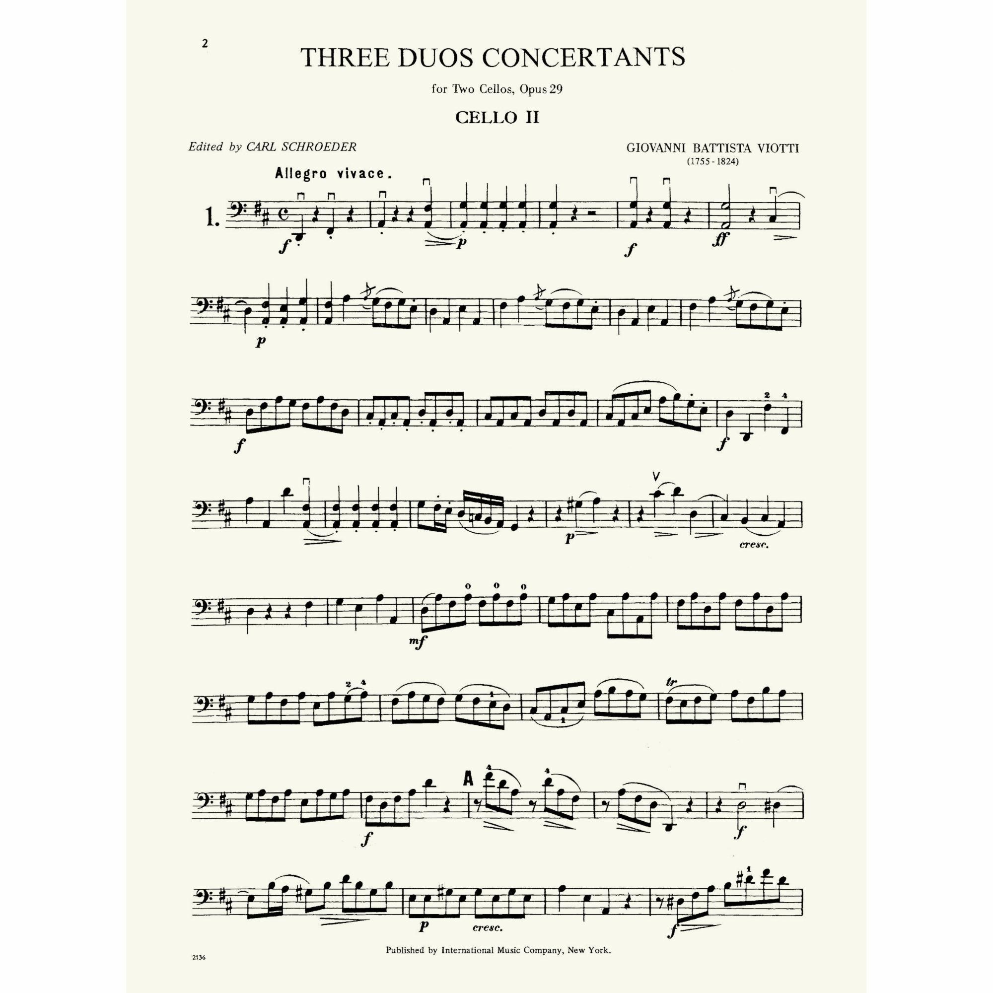 Sample: Cello II (Pg. 2)