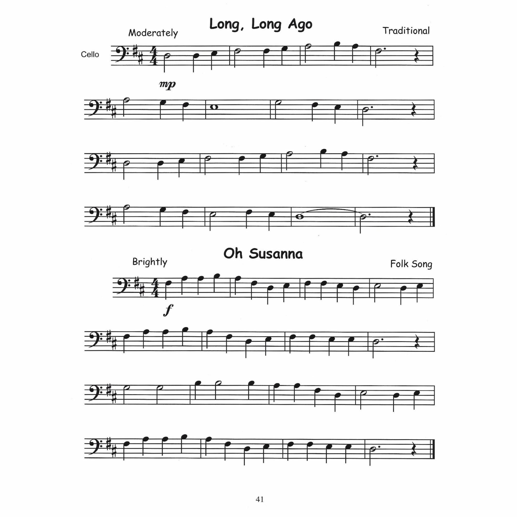 Sample: Cello (Pg. 41)