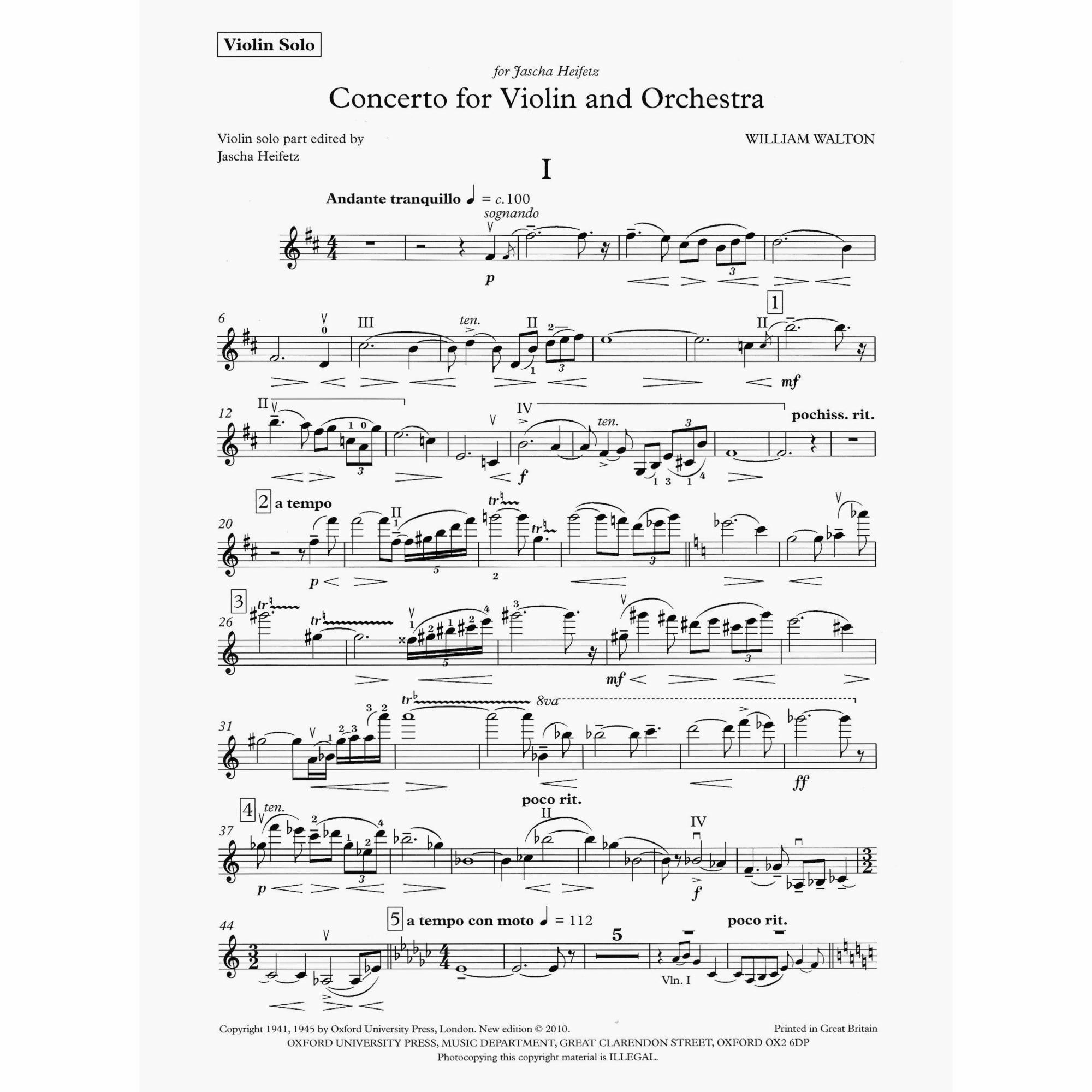 Sample: Violin Part