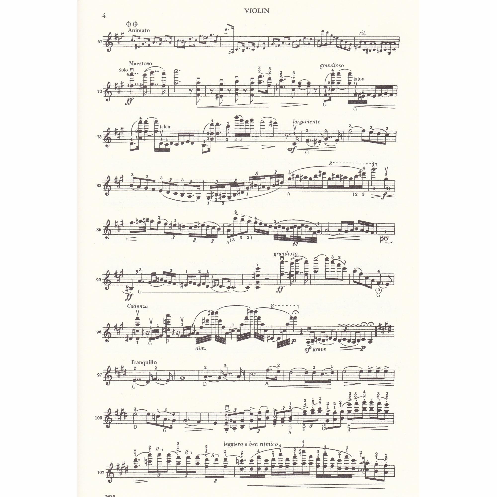 Violin Concerto No. 1 in F-Sharp Minor, Op. 14