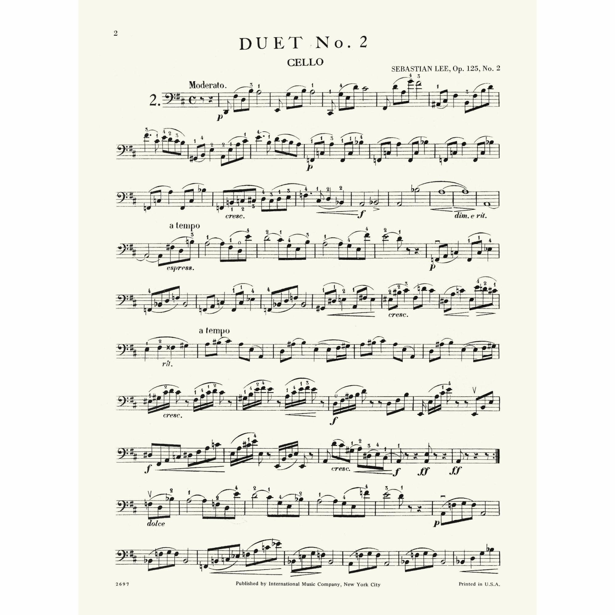 Sample: Cello (Pg. 2)