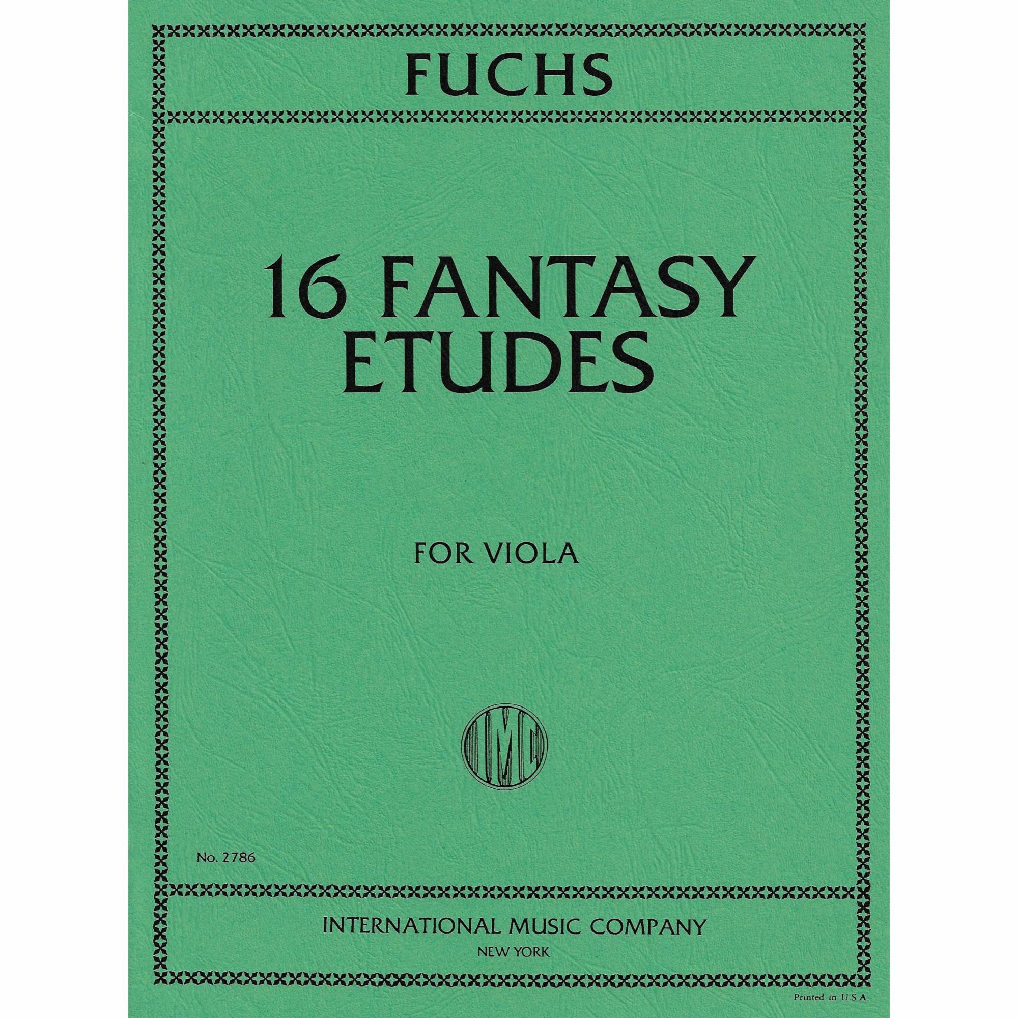 Fuchs -- 16 Fantasy Etudes for Viola