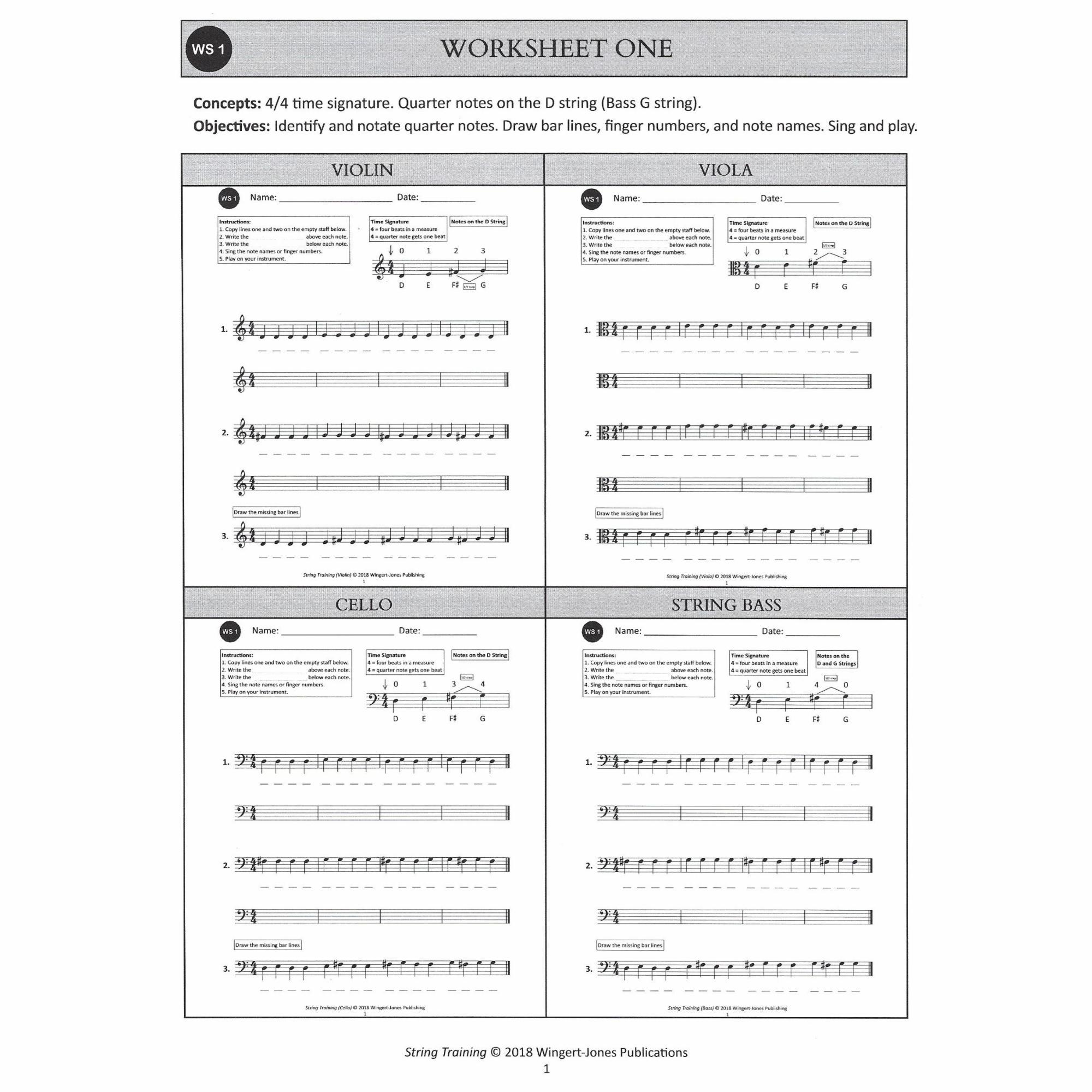 Sample: Teacher's Manual (Pg. 1)