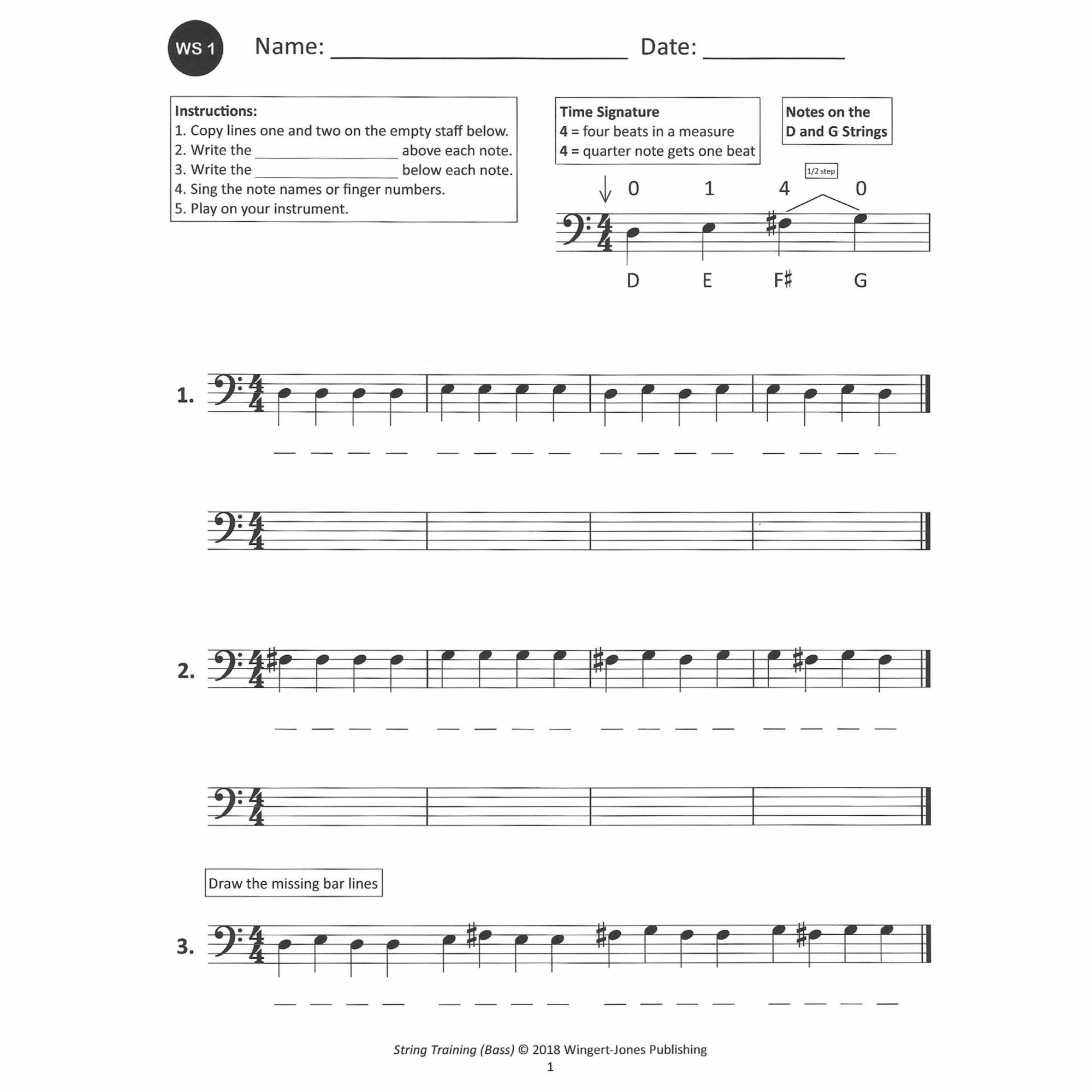 Sample: Bass (Pg. 1)