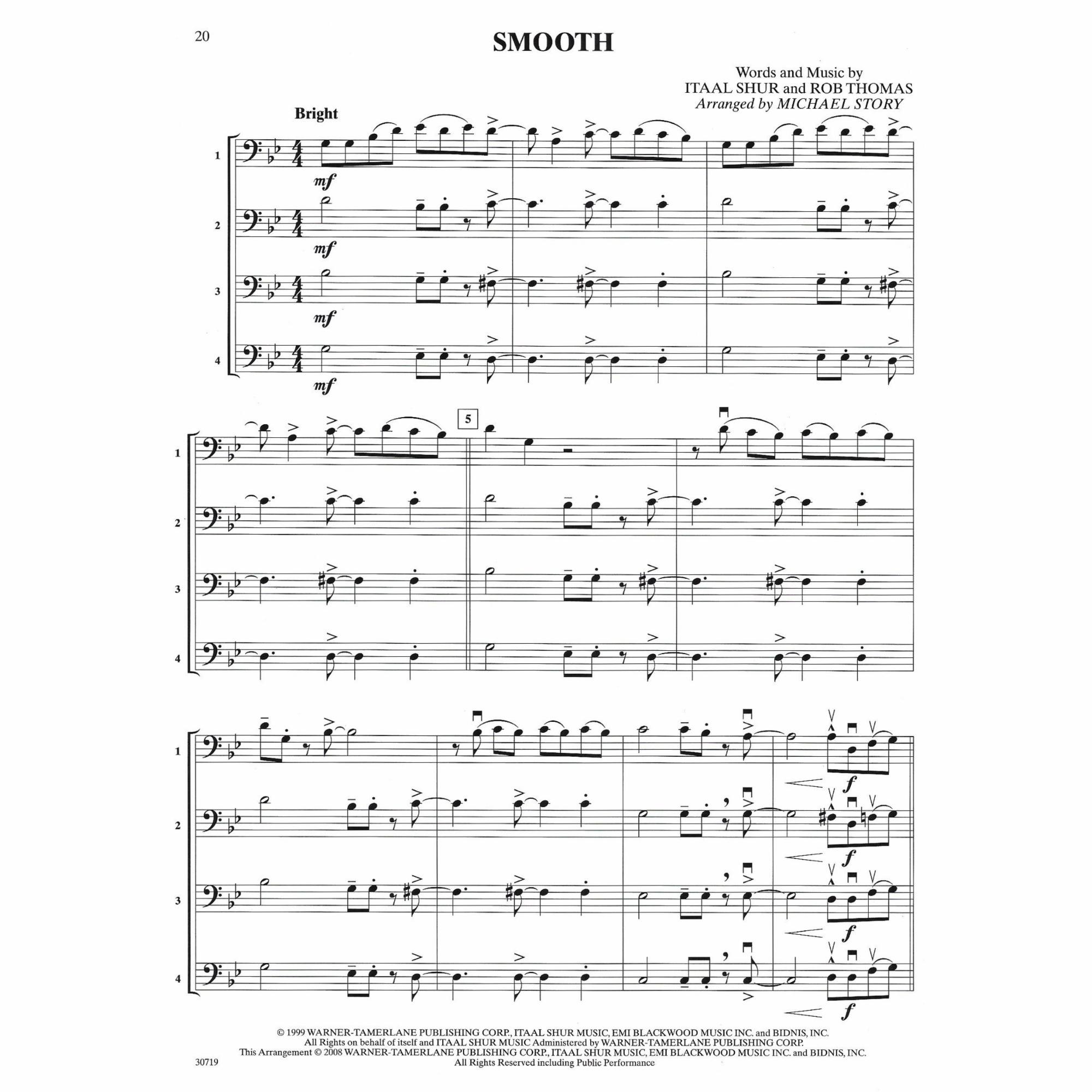 Sample: Four Cellos (Pg. 20)