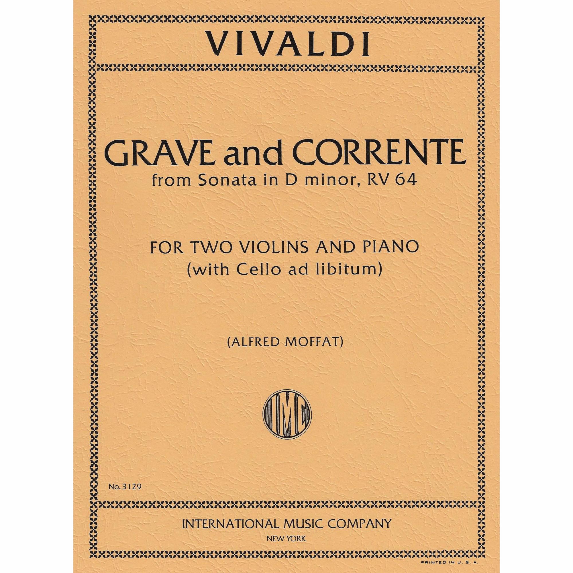 Vivaldi -- Grave and Corrente, from Sonata in D Minor, RV 64